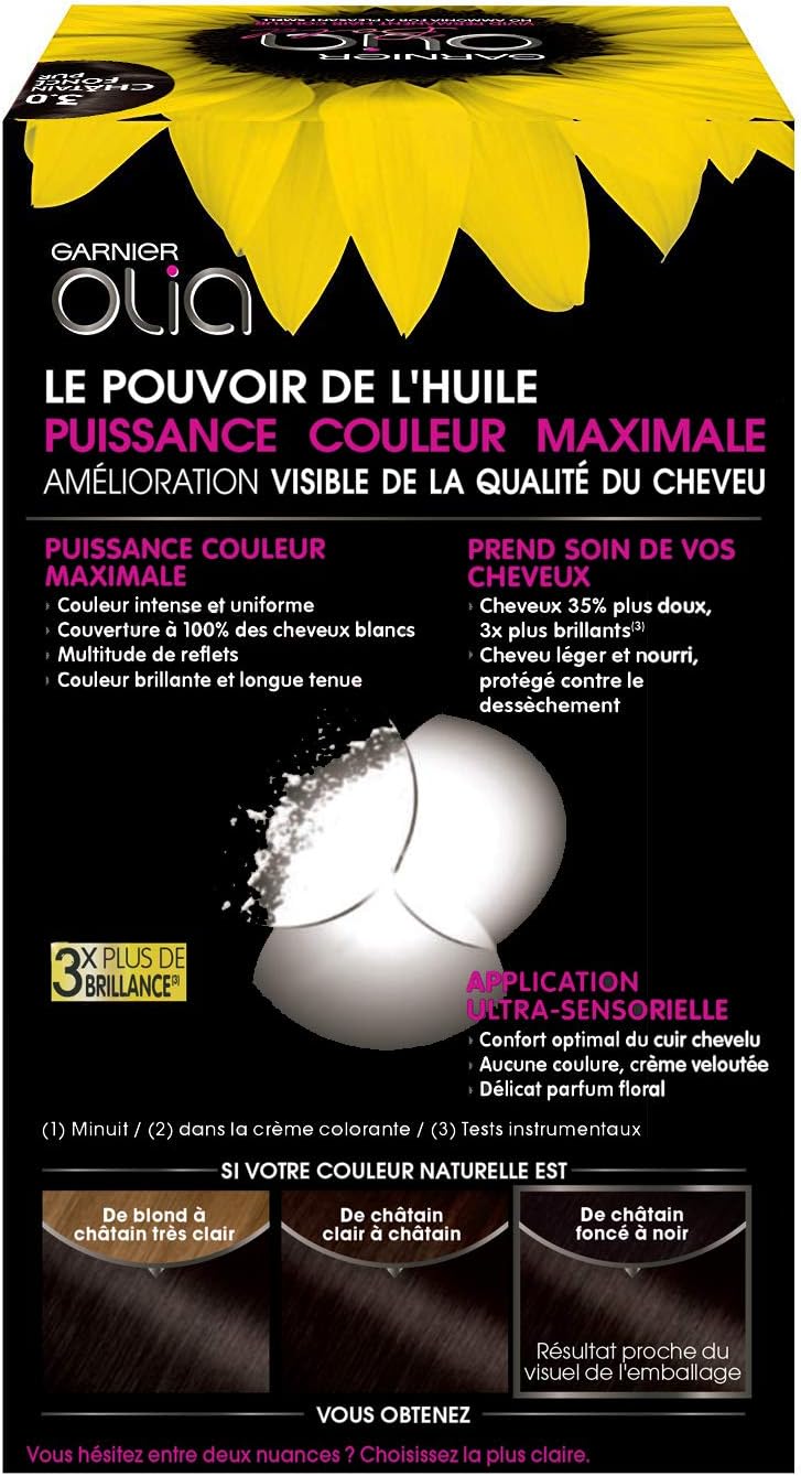 Garnier - Olia - lot de 2 - coloration sans ammoniaque, huiles naturelles