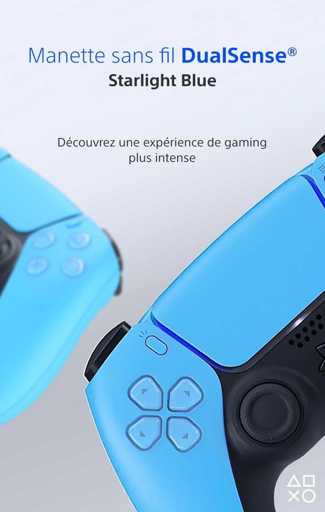 Sony - DualSense PS5 - manette sans fil, batterie rechargeable, Bluetooth