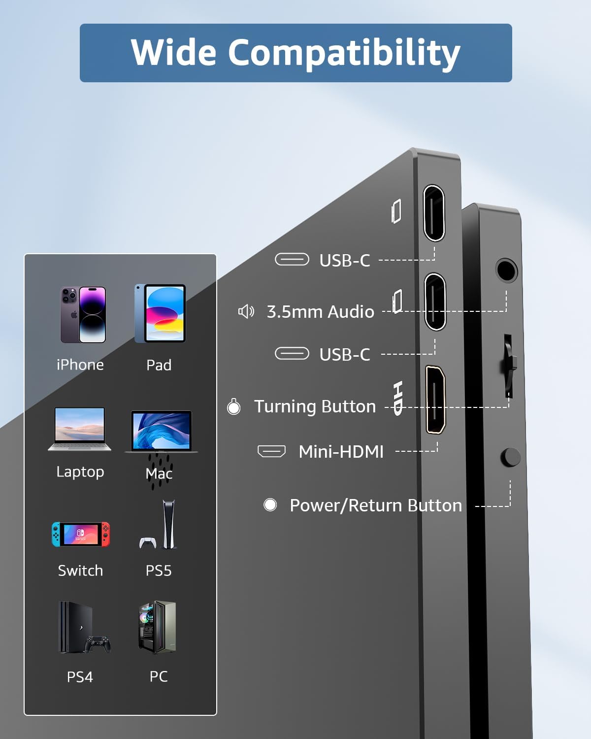 Yodoit - écran portable 14