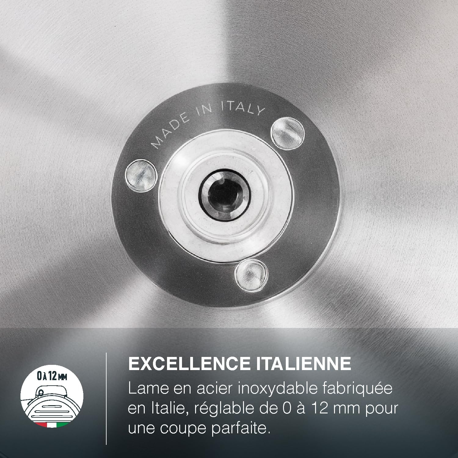 H.Koenig - MSX256 - lame 25 cm - coupe 0-12 mm - 282 rpm - aiguiseur