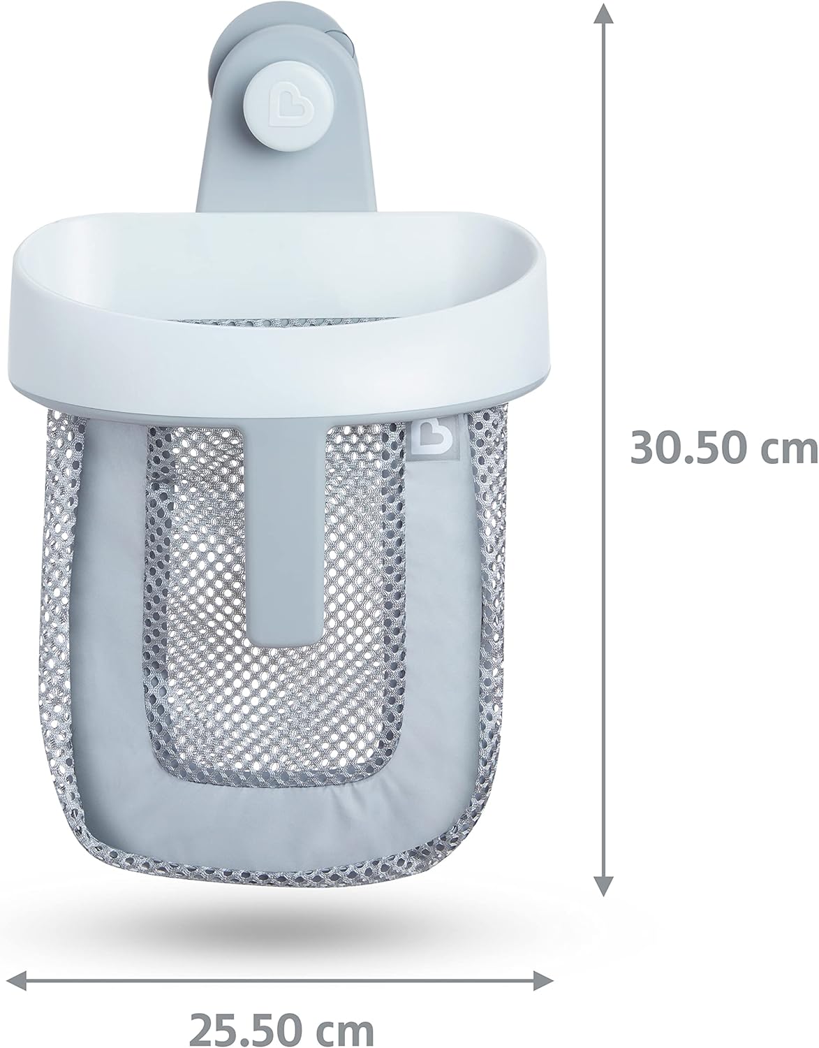 Munchkin - Super Scoop panier à jouets bain, amovible, mural, rangement