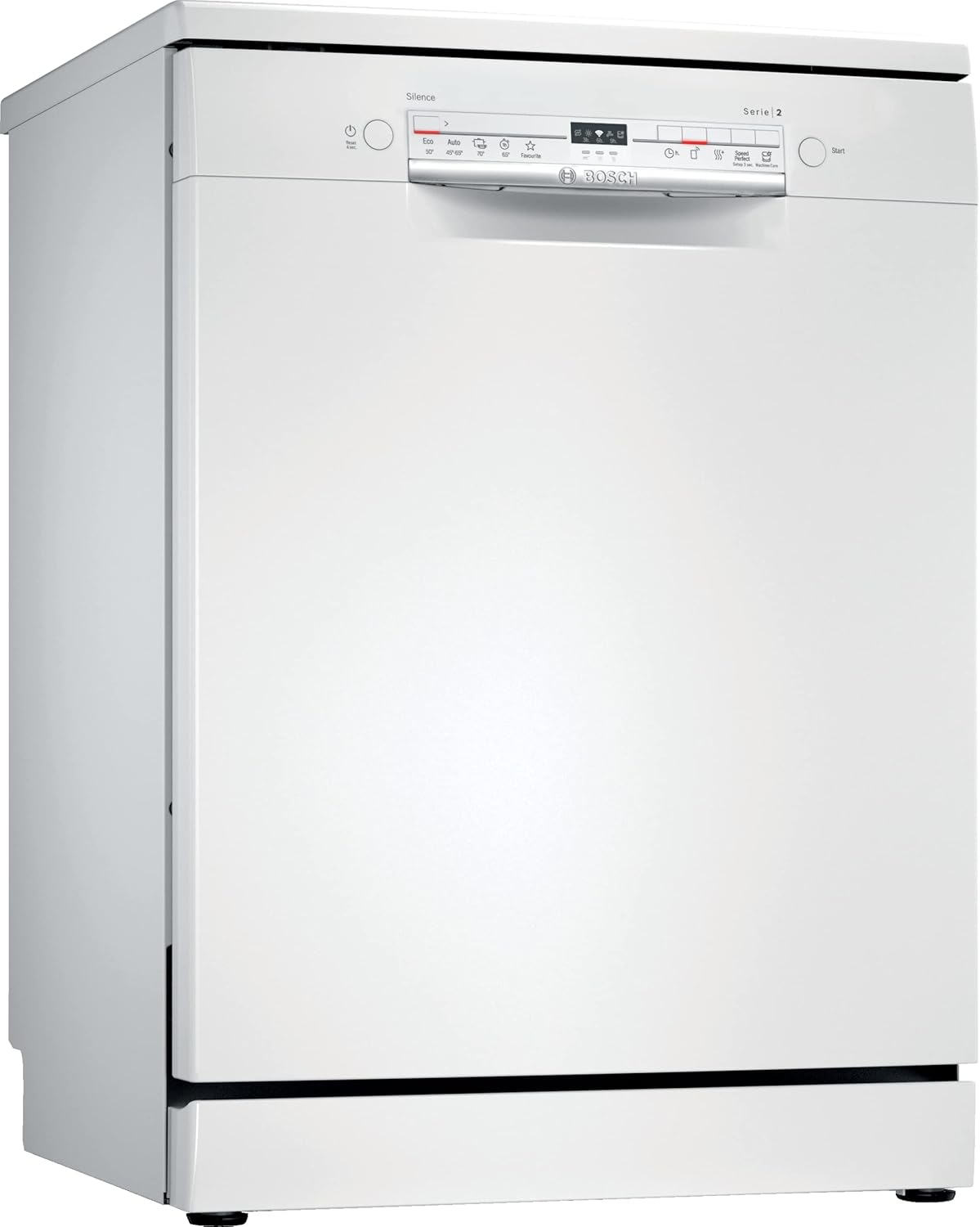 Bosch - Série 2 lave-vaisselle - 60cm - 12 couverts, Home Connect, EcoSilence, Blanc - SMS2ITW12E