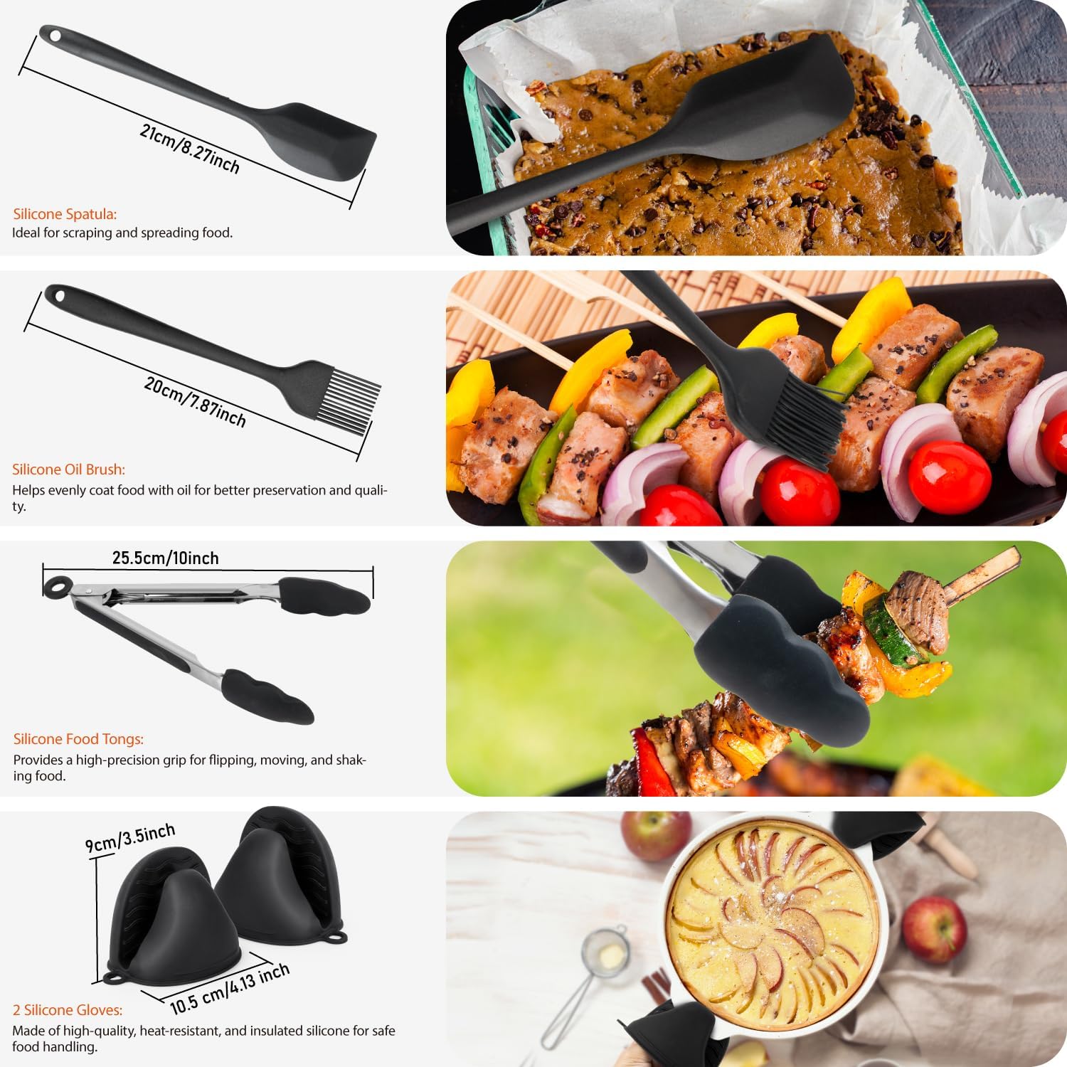 Accessoires Air Fryer - silicone pour Ninja 10.4L, 22 pièces, AF500EU