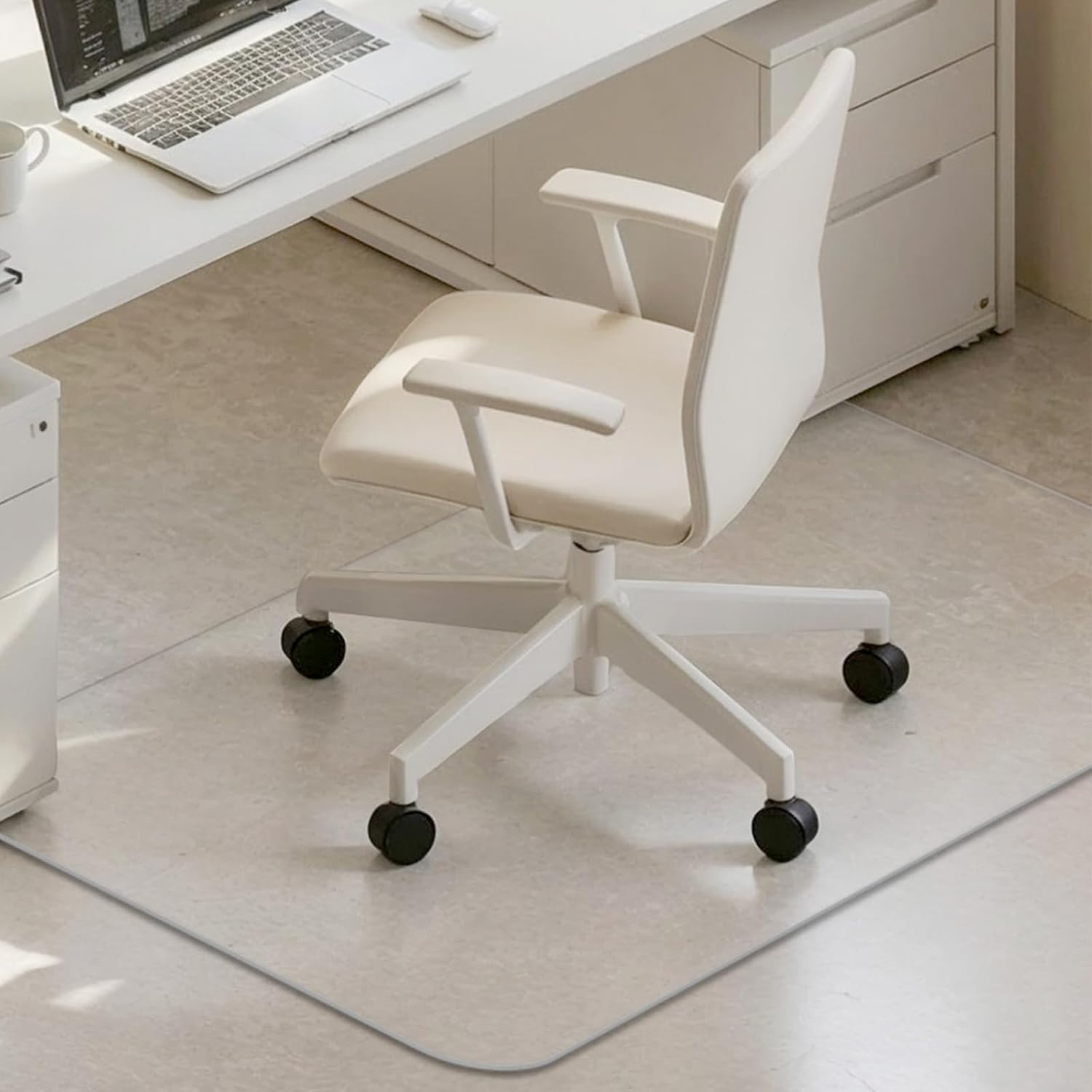 COSYLAND - Tapis de sol effet givré - 90x120cm - Antidérapant, protège-parquet