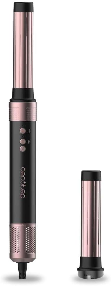 Cecotec - Bamba CeramicCare 2in1 - brosse 2 têtes, 1400W, 3 vitesses, anti-frisottis