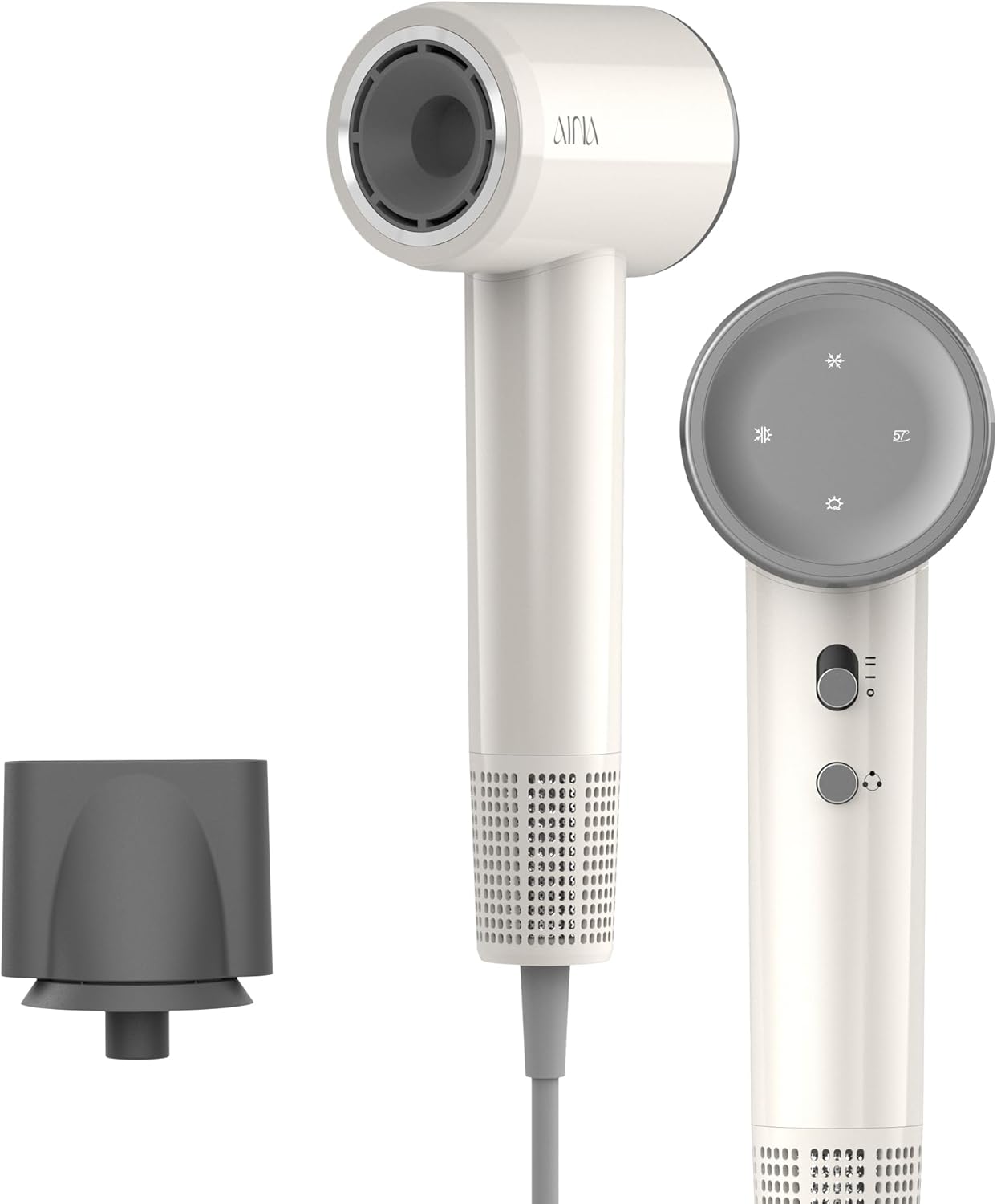 AINA - Sèche-cheveux 1A blanc - léger, ionisant, 150000 tr/min