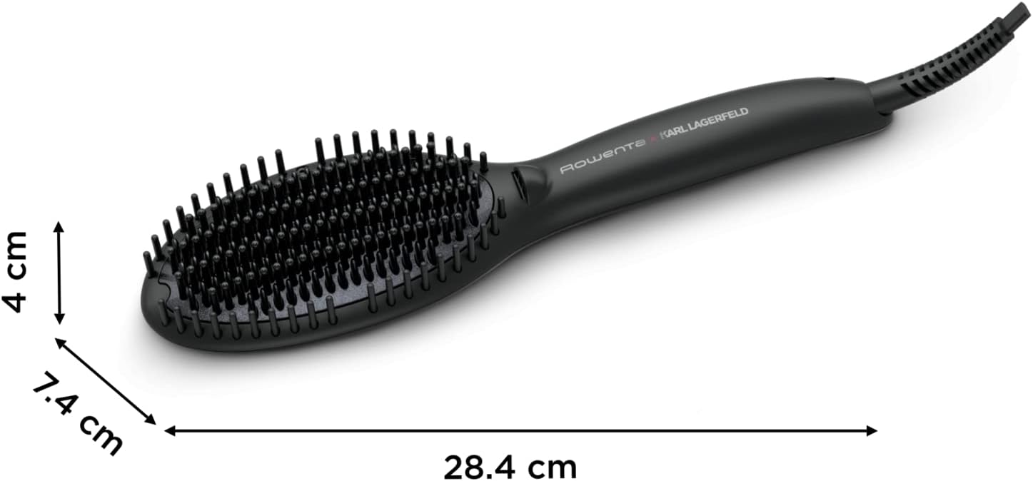 Rowenta x KARL LAGERFELD - Power Straight - brosse lissante, lissage rapide, tous types de cheveux - CF582LF0