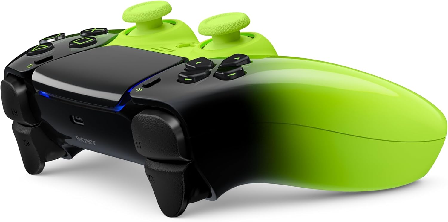 Sony - DualSense Hyperpop - manette sans fil, retour haptique, micro, batterie rechargeable, Remix Green