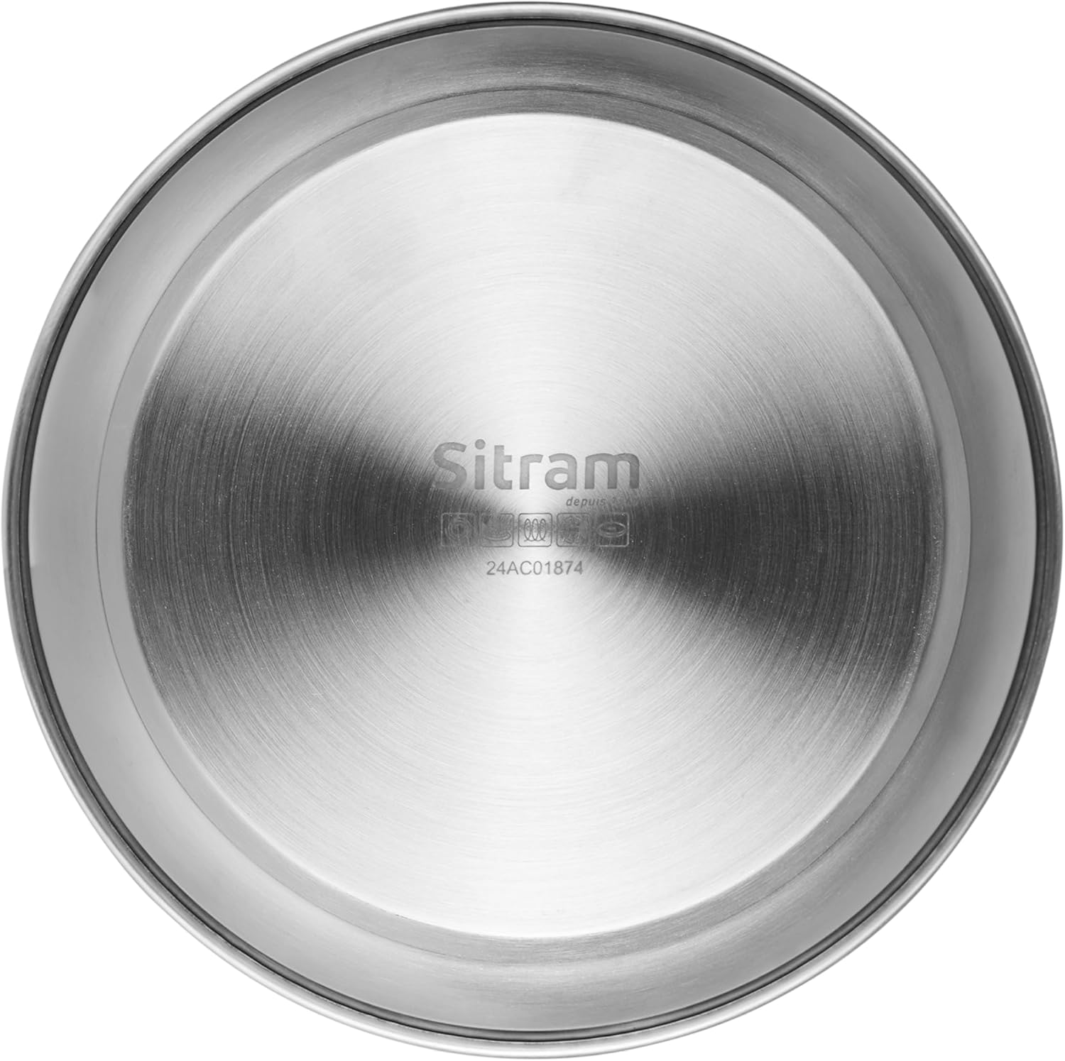 Sitram - Arpege inox - 20/24/28 cm - sans revêtement, manche amovible 716942