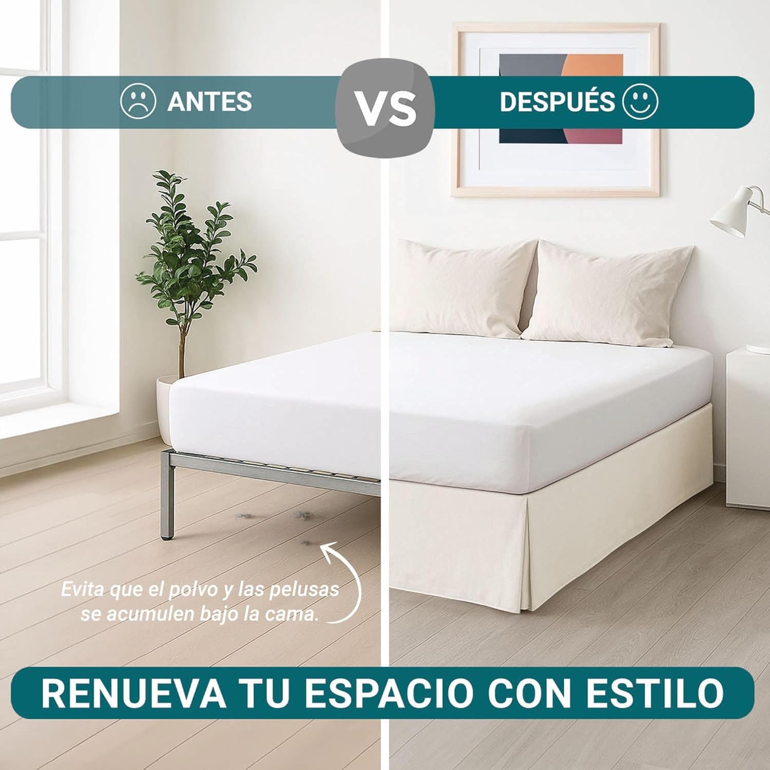 Housse de canapé - Taille jupon 80x190/200 cm - ivoire, antidérapante, respirante, fabrication Espagne