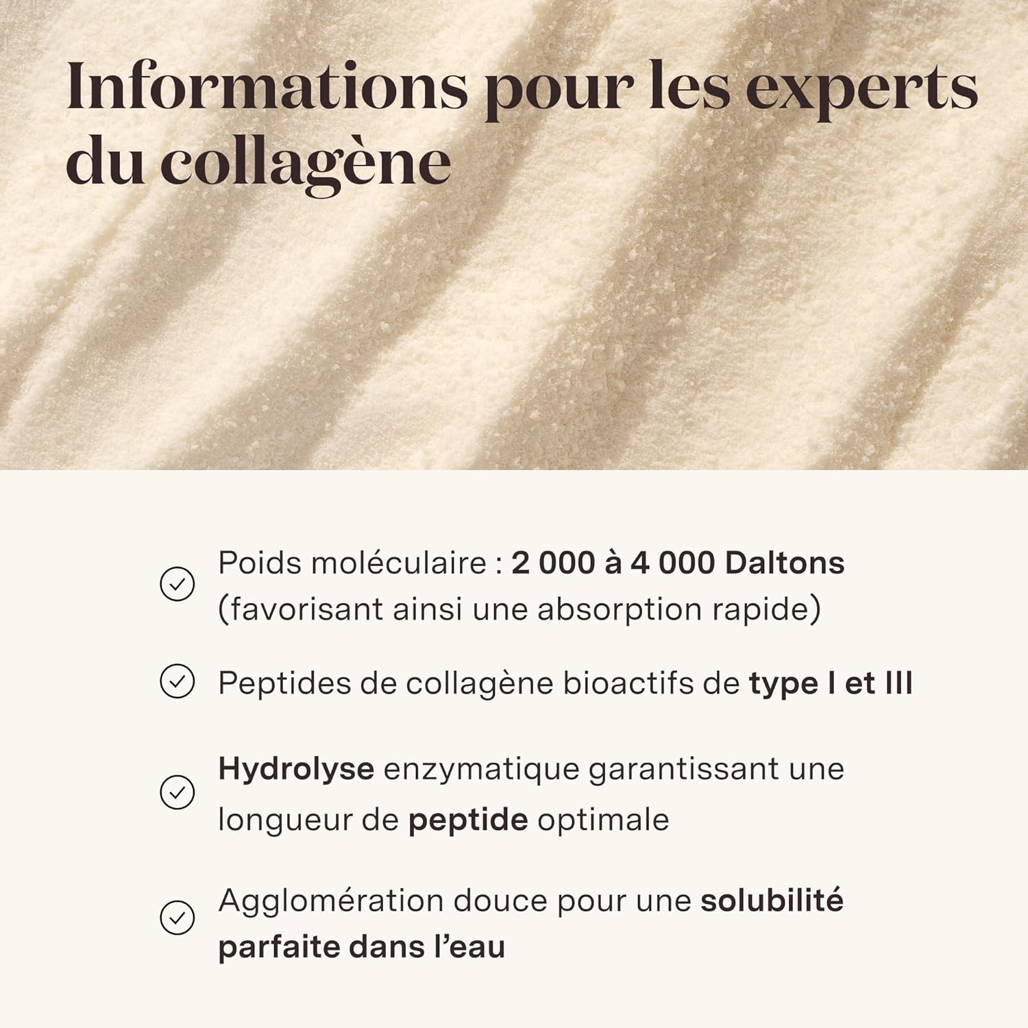 Glow25 - Collagène Plus 450g - peptides type 1 et 3, vitamine C, zinc