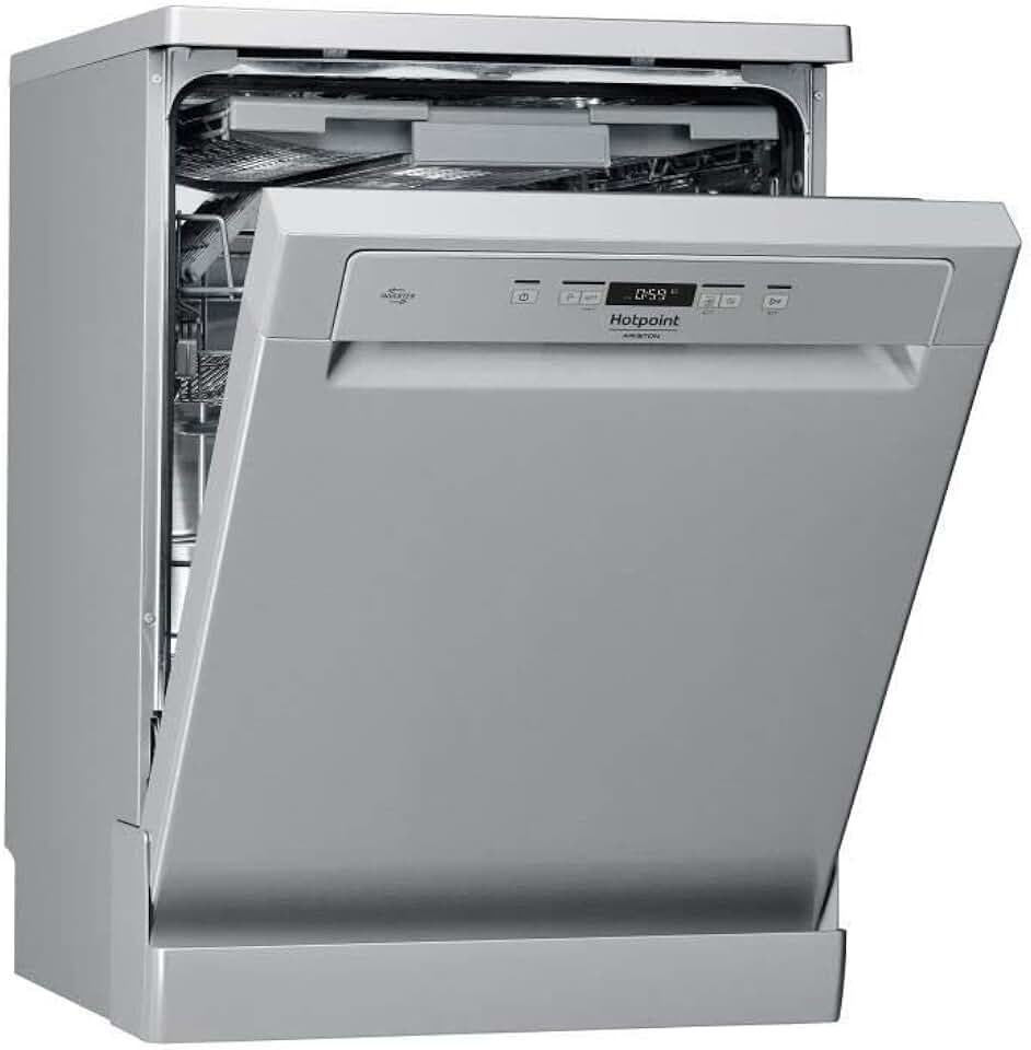 Hotpoint - Lave-vaisselle HFC3C26FX - 60cm - 14 couverts, induction, 46dB, gris - HFC3C26FX