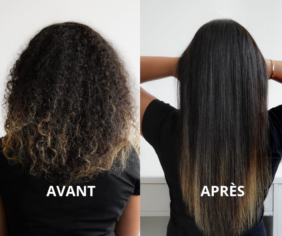 Demeliss - Titanium V2.0 - plaques fines, vapeur puissante, 2en1 lisseur/boucleur