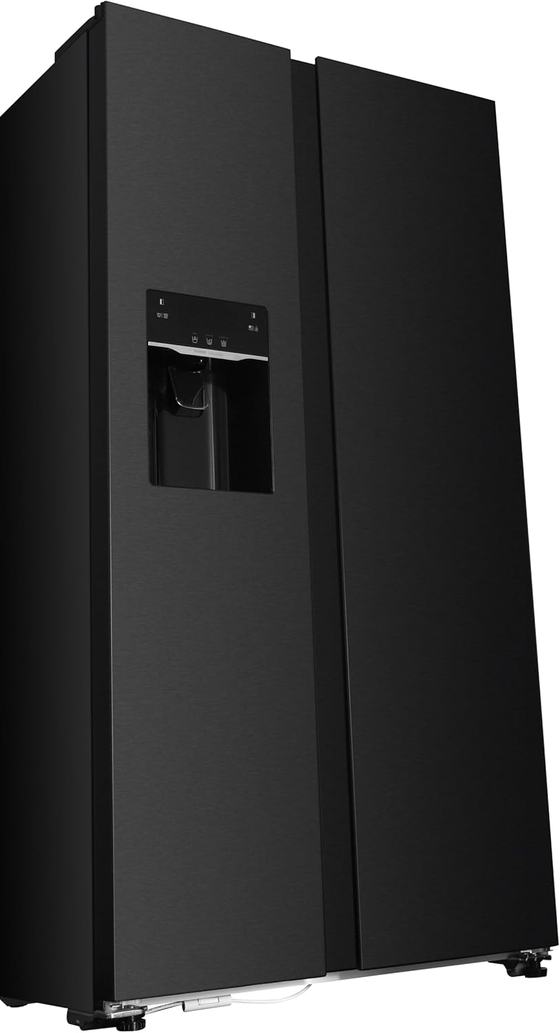 GEDTECH - Réfrigérateur side by side 513L, eau/glaçons, GSBSA513DX