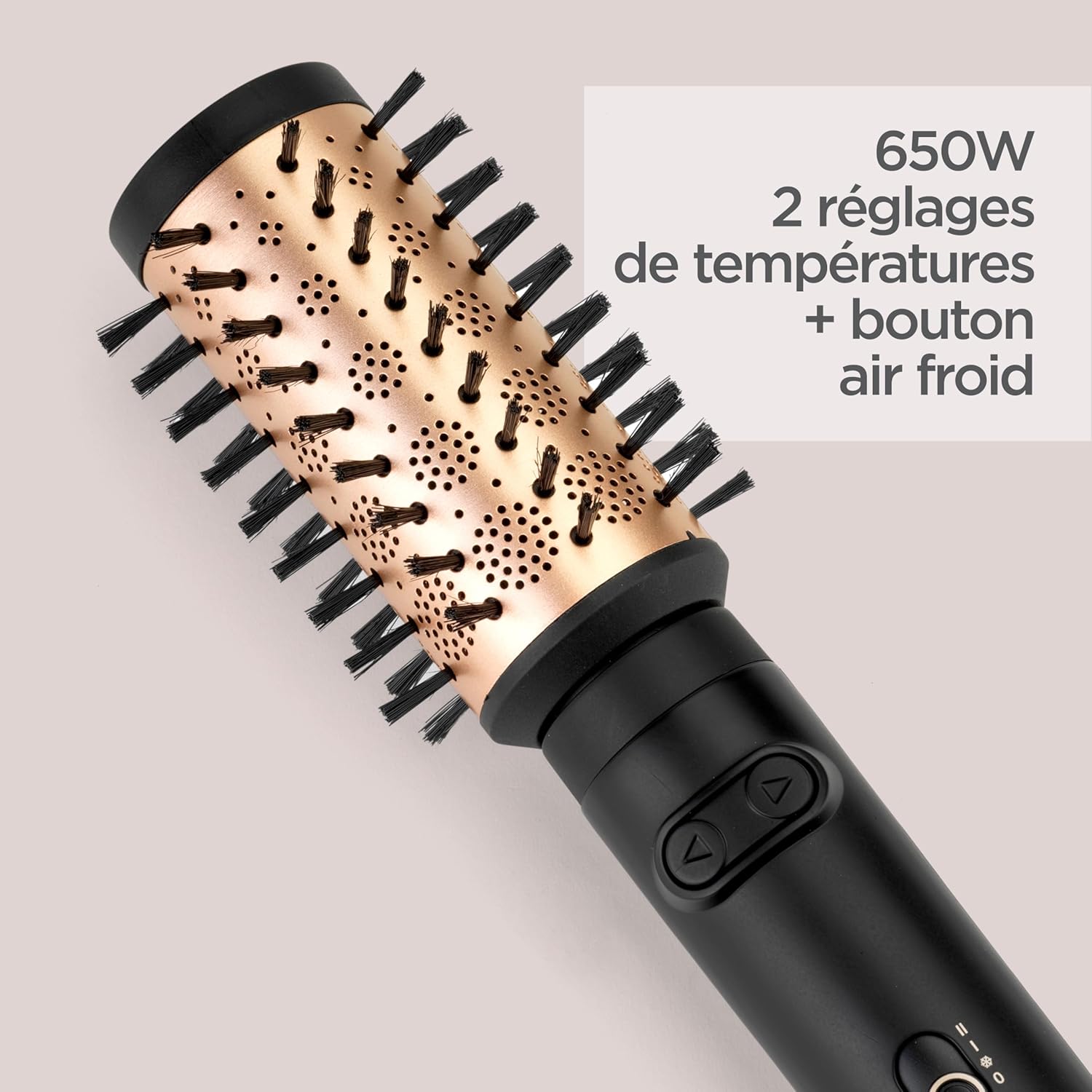 BaByliss - Brosse soufflante Big Hair Luxe, volume et lissage naturel - AS970E