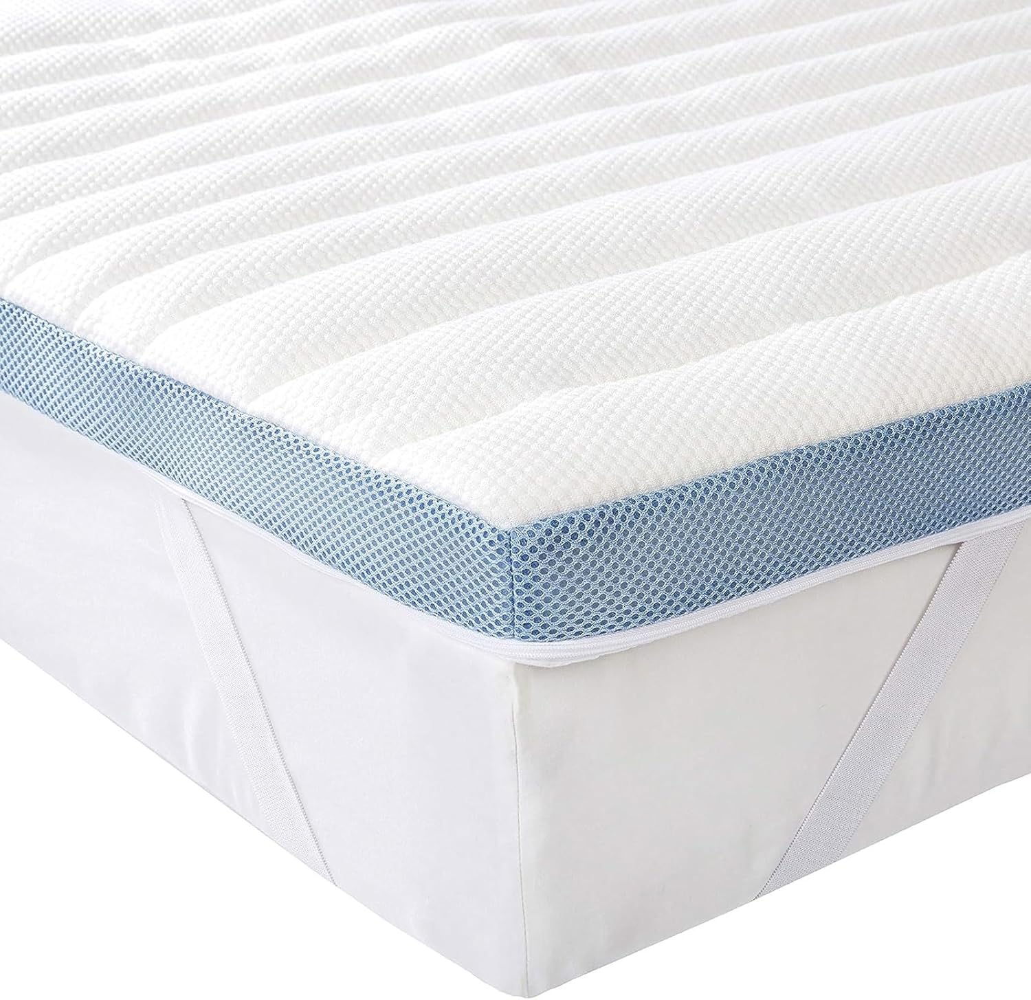 maxi-dealzz Basics - surmatelas mémoire de forme, 180x200x5cm, sangles