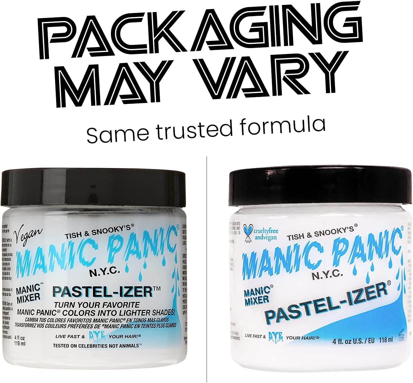 Manic Panic - Crème pastelissante - 118ml - vegan, sans cruauté, couleur capillaire semi-permanente
