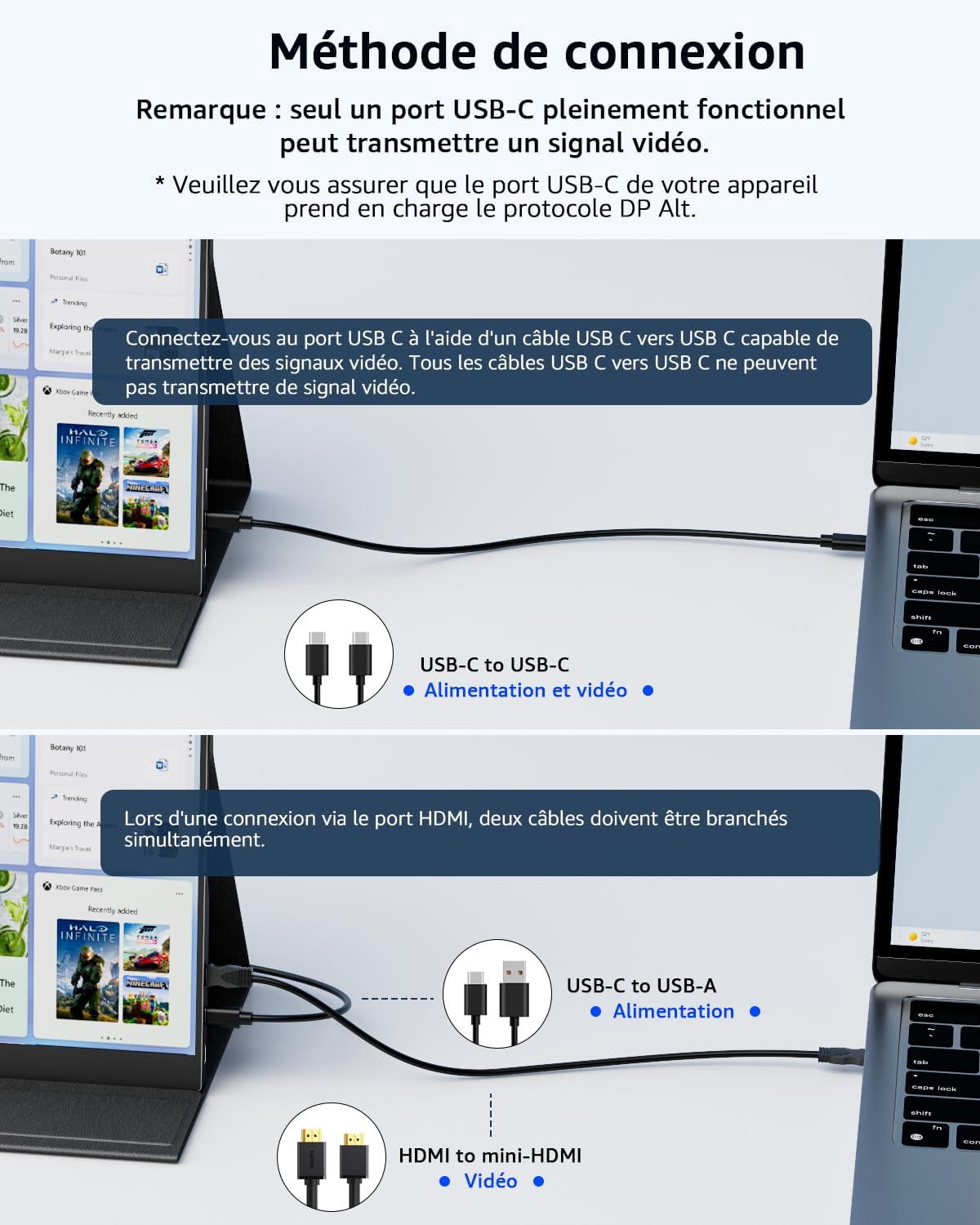 Yodoit - écran portable 17,3