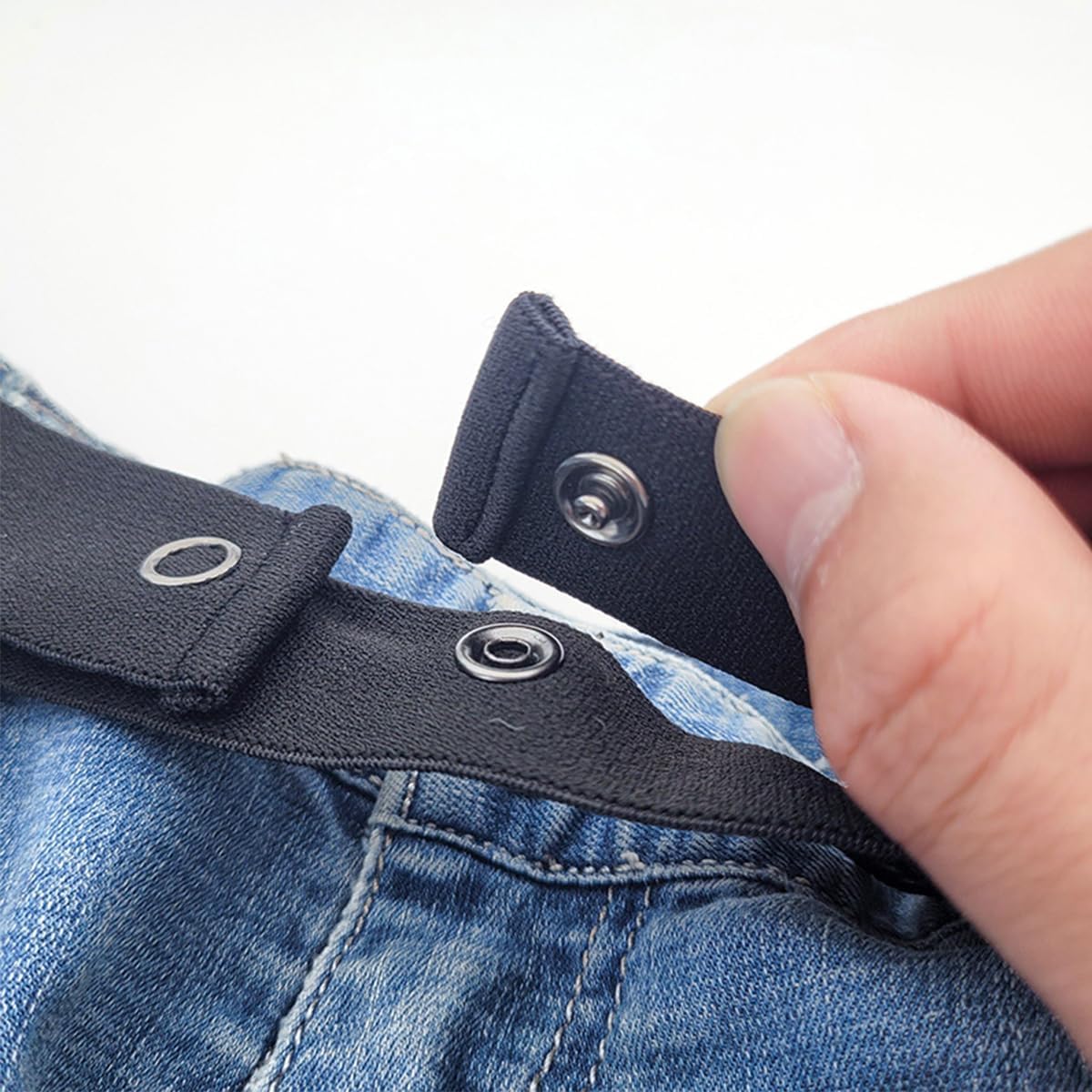 Rallonge ceinture pantalon - 32x3cm - réglable, élastique, bouton-pression