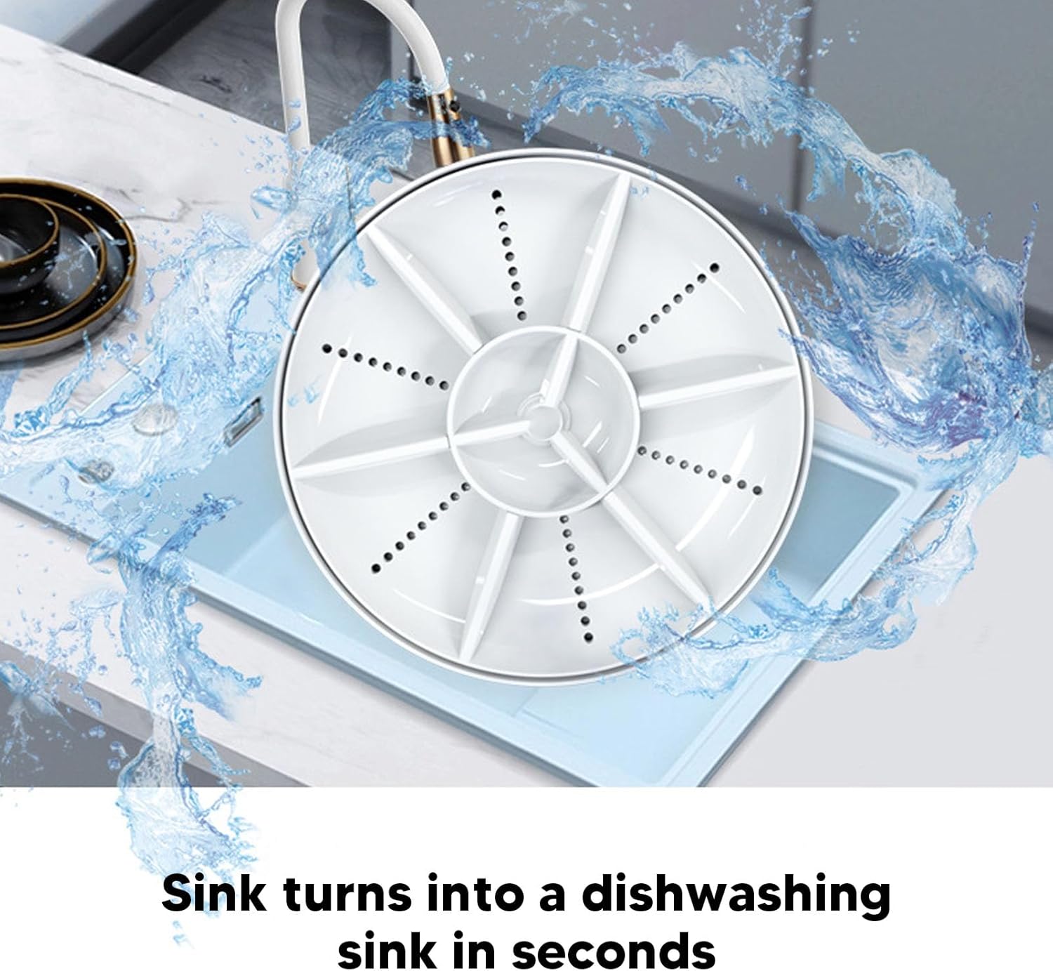 Focket - Mini Lave-Vaisselle Portable - compact - USB sans fil, arrêt auto