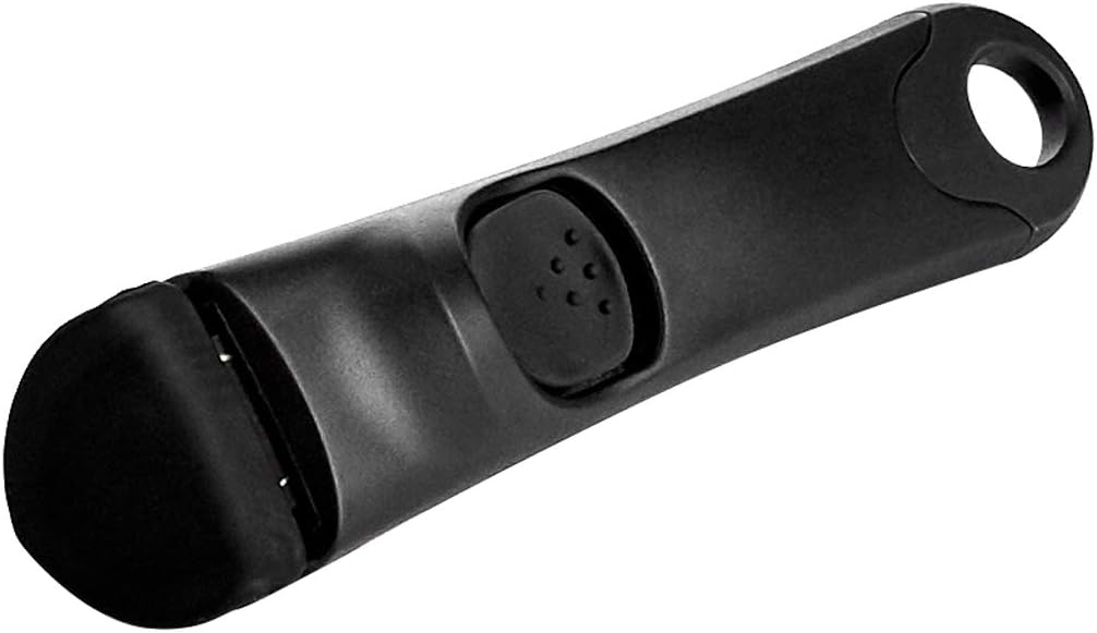 Amazon Basics - poignée batterie cuisine - noir - ergonomique, amovible