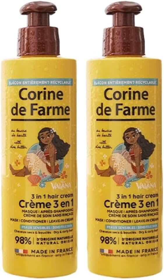 Corine de Farme - Crème 3 en 1 Vaiana 200 ml - Soin enfant karité