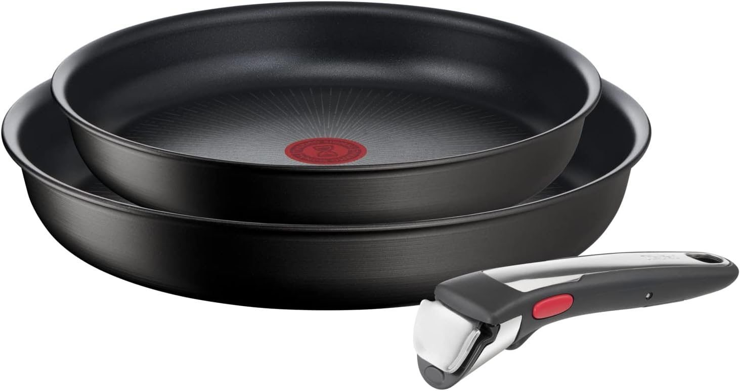Tefal - Ingenio Unlimited On - 24/28 cm - poêles antiadhésives, poignée amovible, induction/four, empilable, L3959143