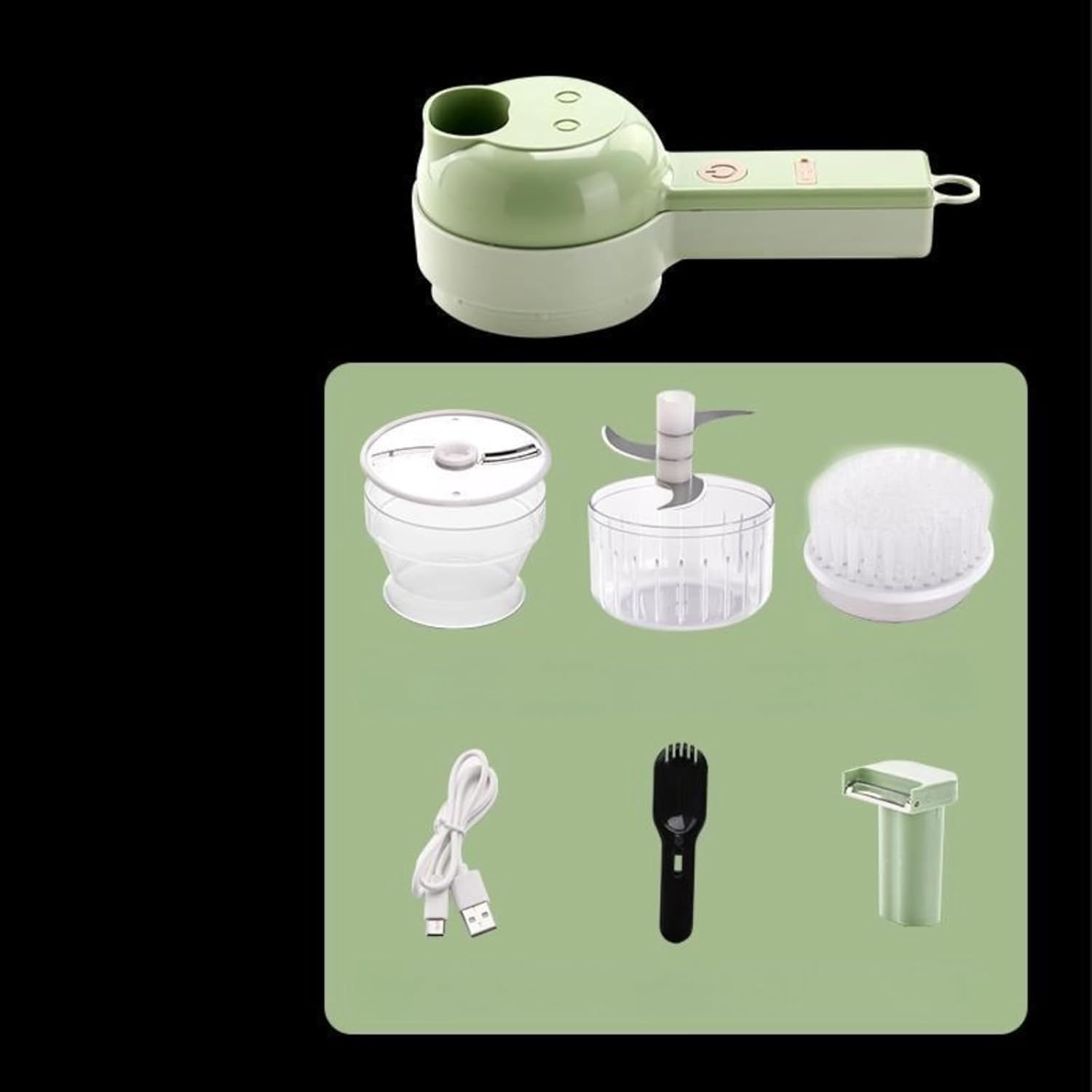 Trancheuse de légumes électrique portable, coupe-ail, broyage, multifonction