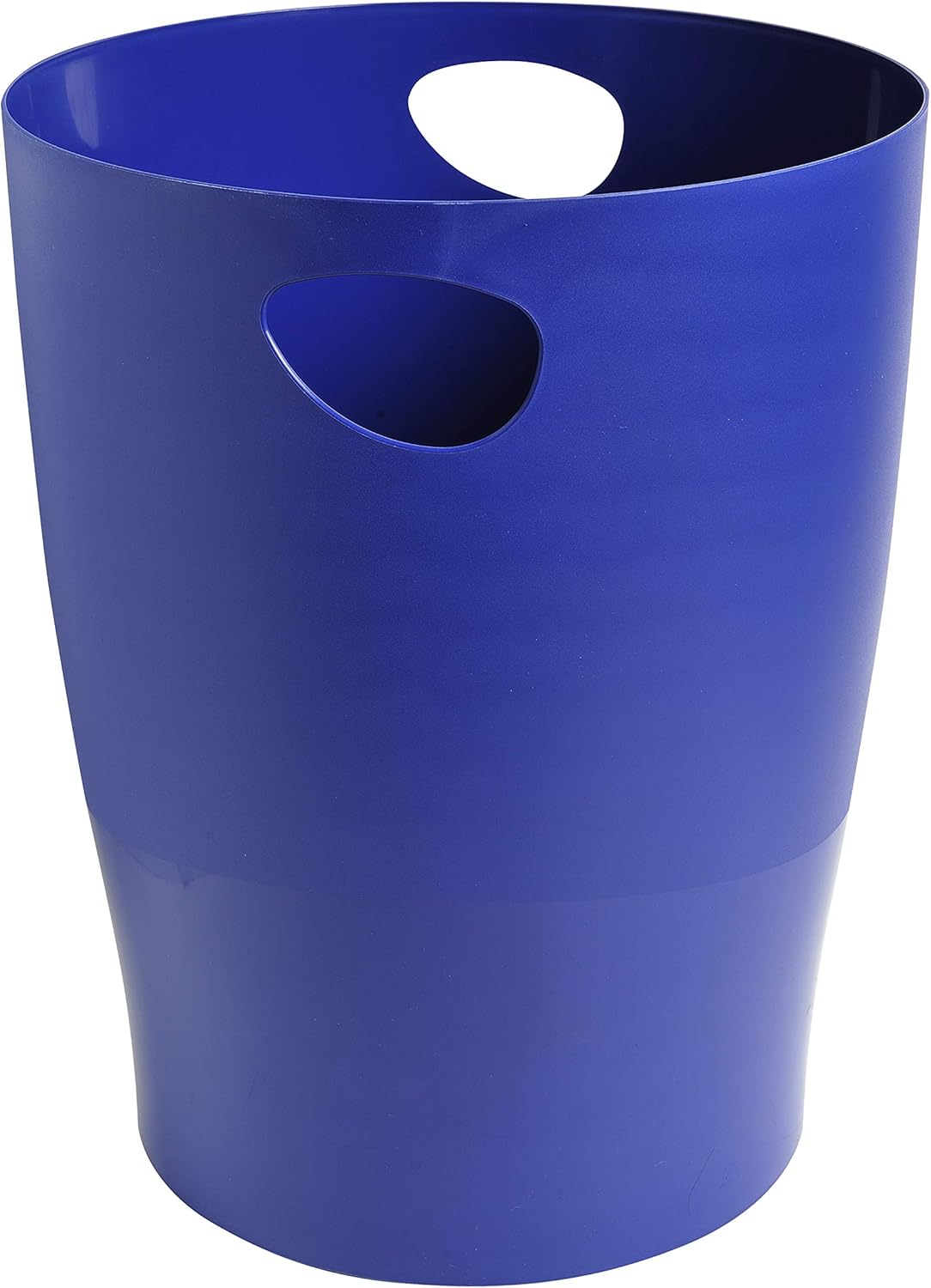 Exacompta - poubelles ECOBIN - 26,3x26,3x33,5 cm - lot de 8, 15L, poignées, bleu opaque 453104D
