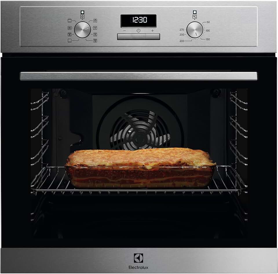 Electrolux - Four série 300 - 72L, convection, 7 fonctions, AquaClean, EOH3H54X