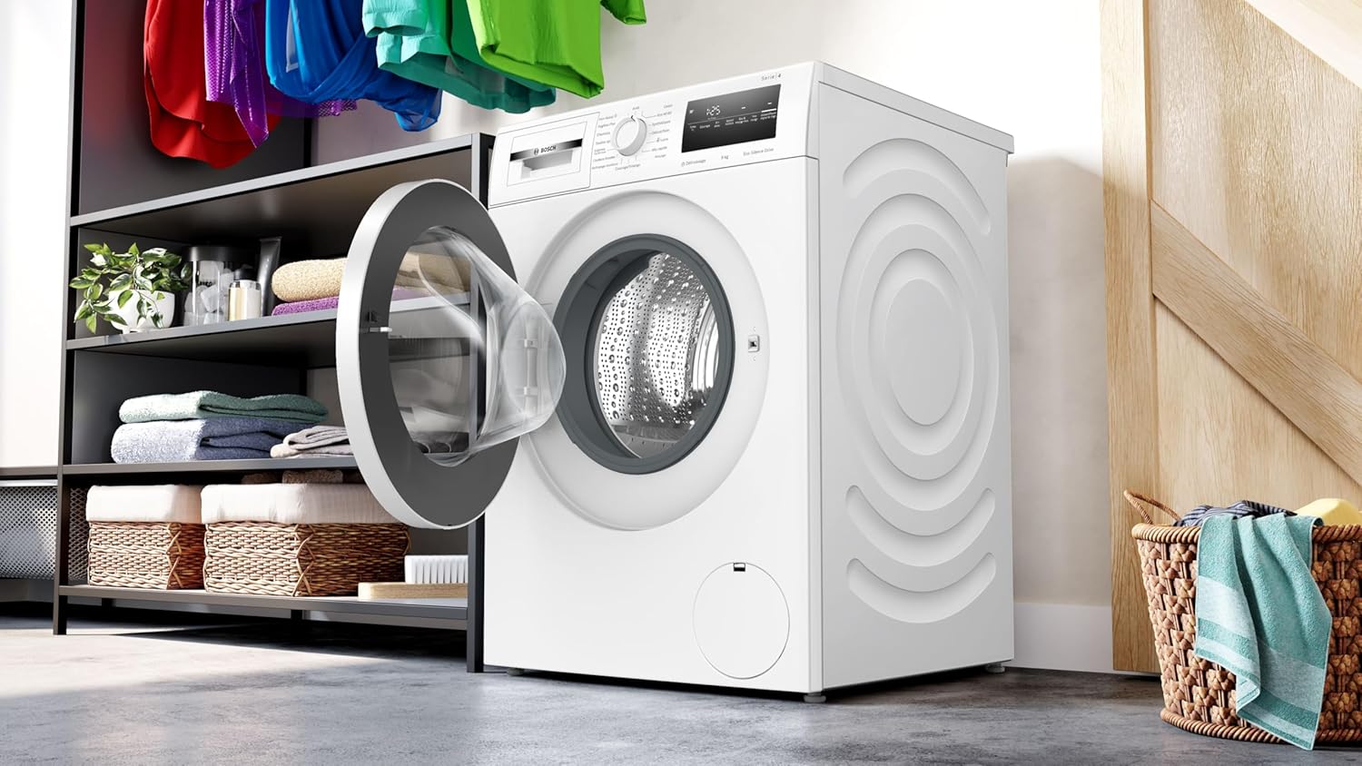 Bosch - Série 4 - 9 kg, 1400 trs/min, blanc, lave-linge hublot - WAN28209FR