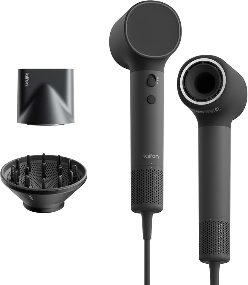 Laifen - Neo Sèche-cheveux - 390g - 200M ions, moteur 110k, 59dB