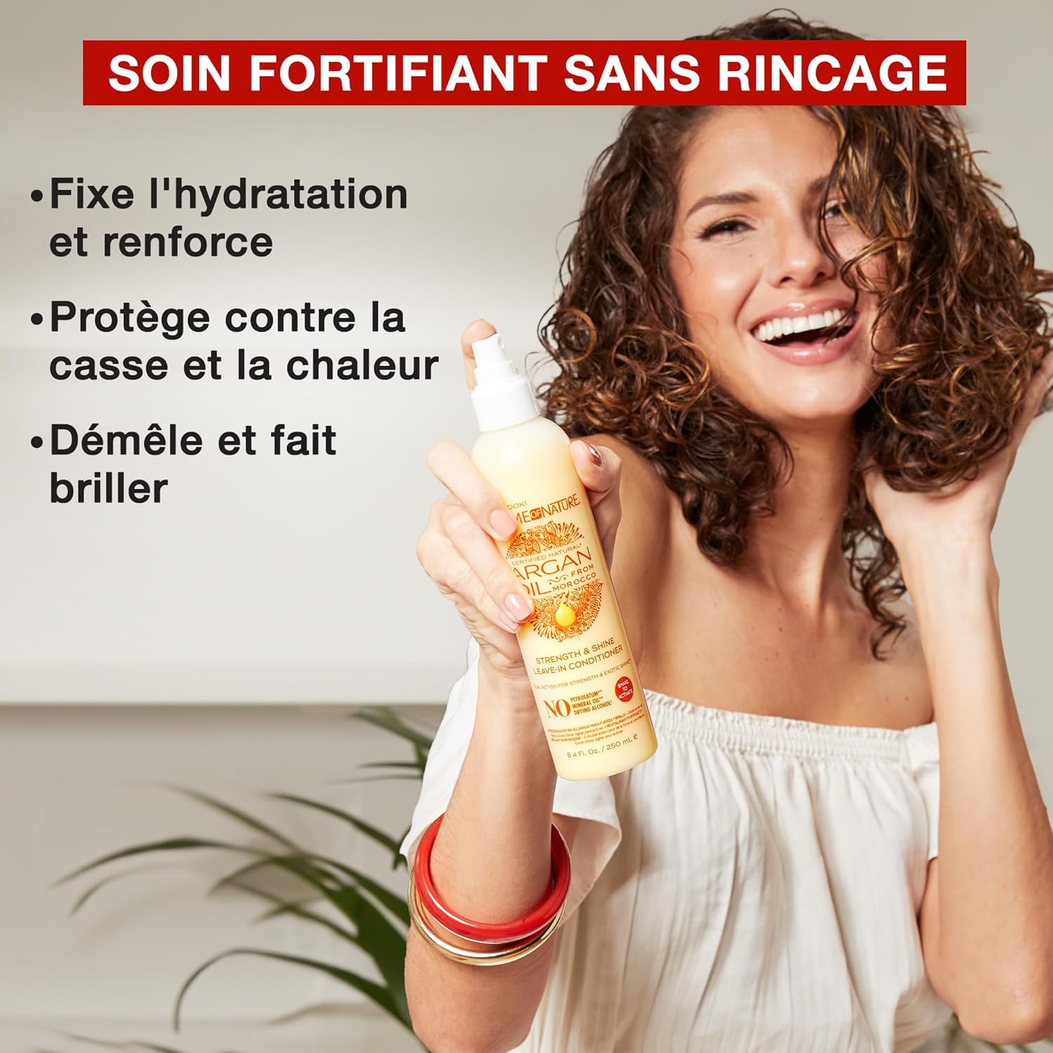 Creme of Nature - Argan Oil - 250ml - spray sans rinçage fortifiant