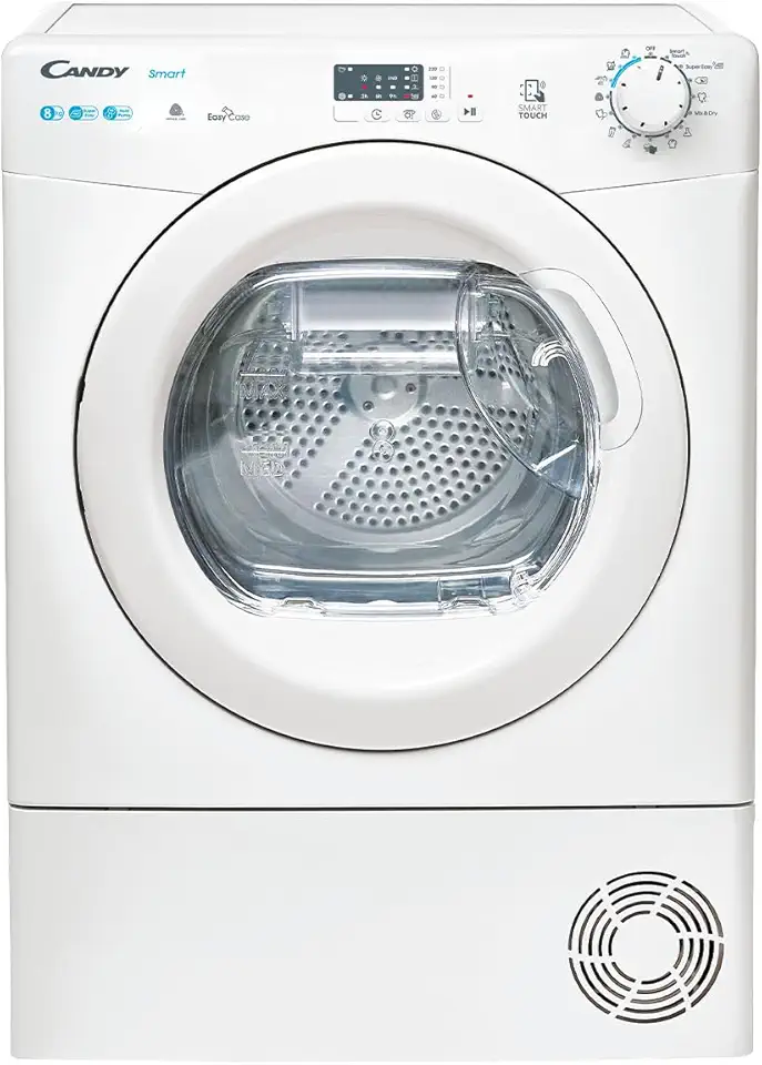 Candy - sèche-linge série CSE, 8kg, pompe à chaleur, NFC, 85x59,6x58,5cm, CSE H8A1LE-S