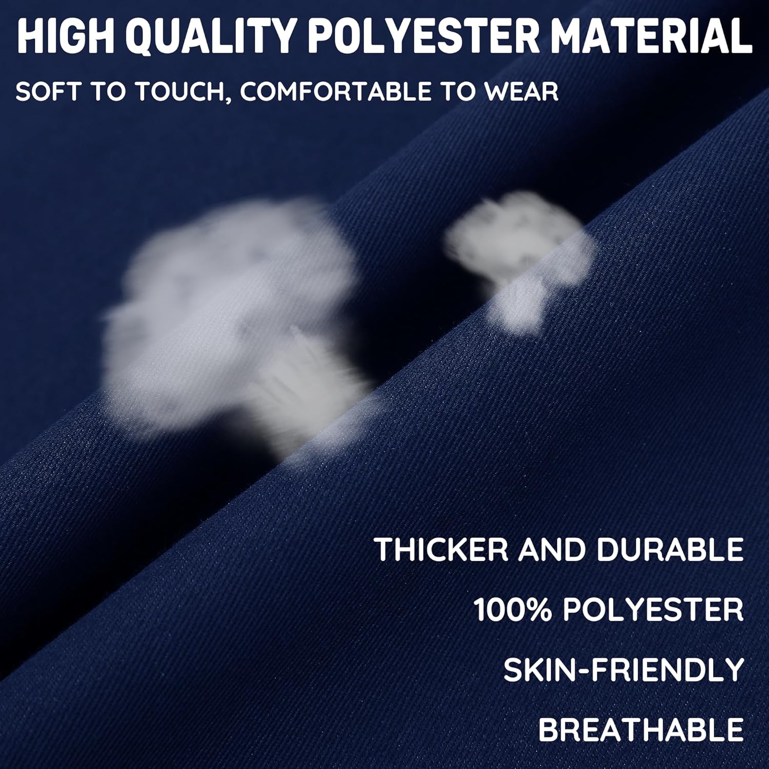 Tablier de chef - 2 poches, grande taille, unisexe, lot de 2 pièces