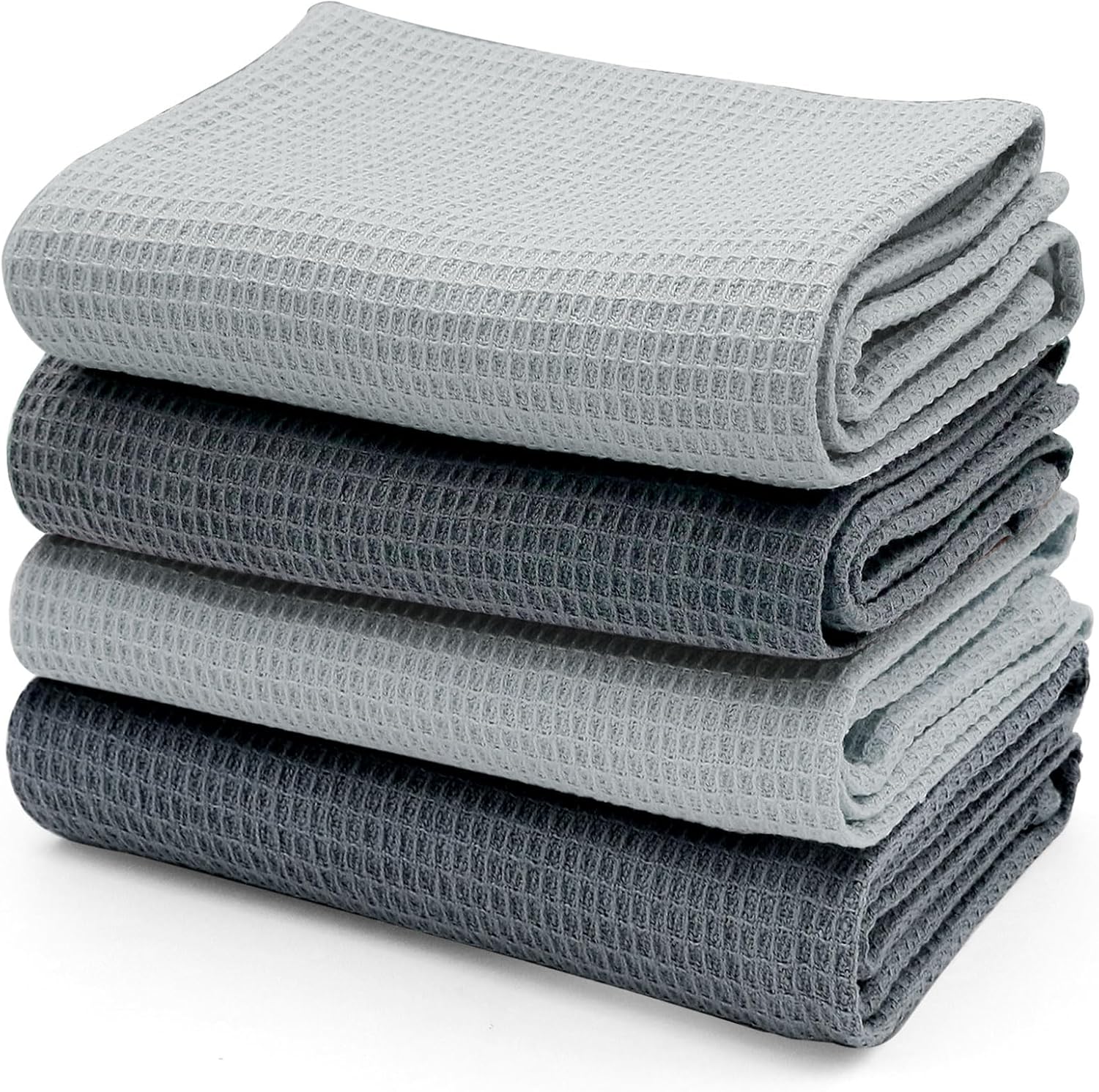 Torchon de cuisine - lot de 4 - 45x65cm - coton absorbant et durable