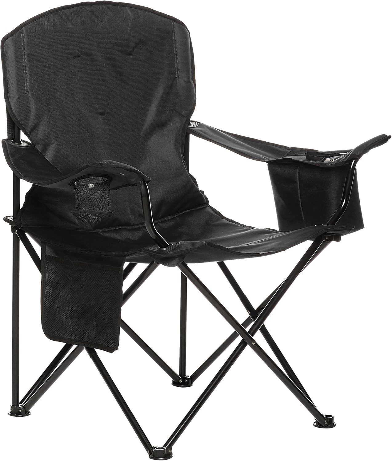 maxi-dealzz Basics - chaise de camping avec poche isotherme - pliable, confortable