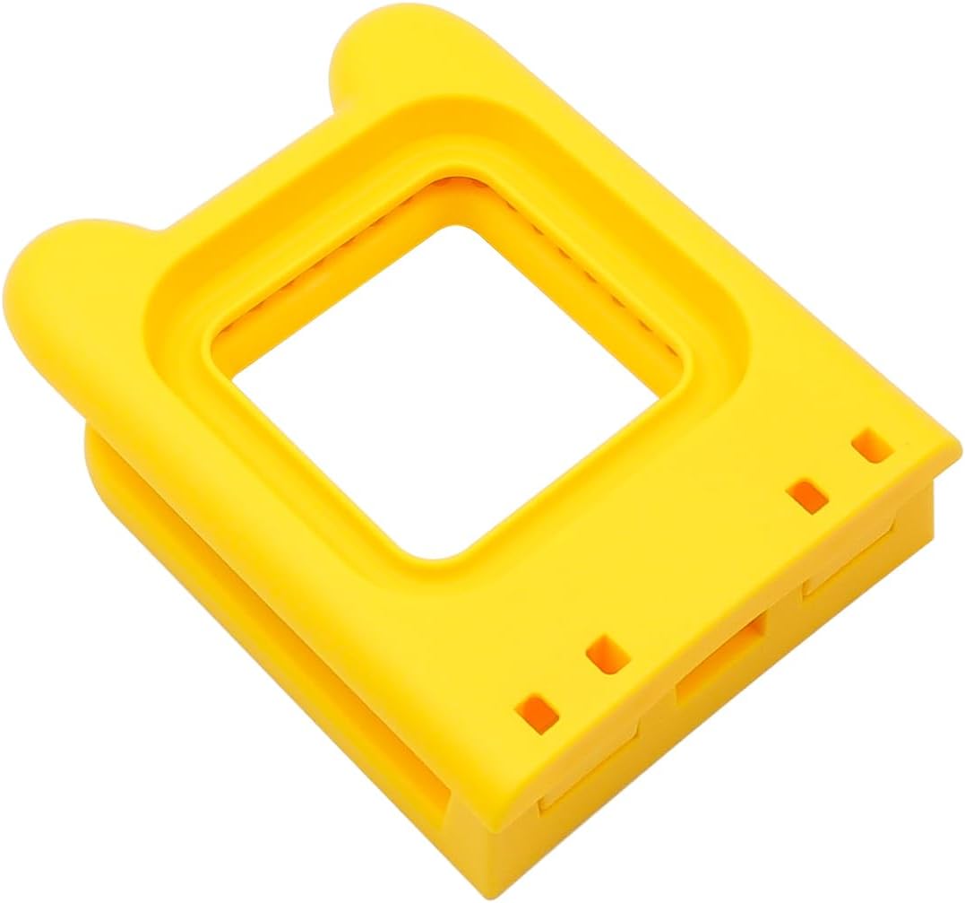 Coupe-sandwich en acier inoxydable - carré DIY - jaune - coupe pain et scellant toast, machine pratique