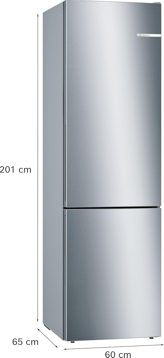Bosch - combiné Série 6 - 201x60 cm - inox - KGE39ALCA