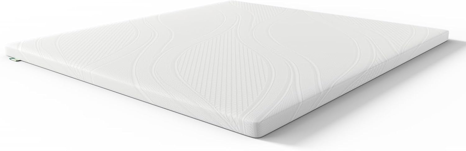 Novilla - surmatelas gel mémoire de forme - 160x190cm - 7,5cm, doux, lavable, antidérapant