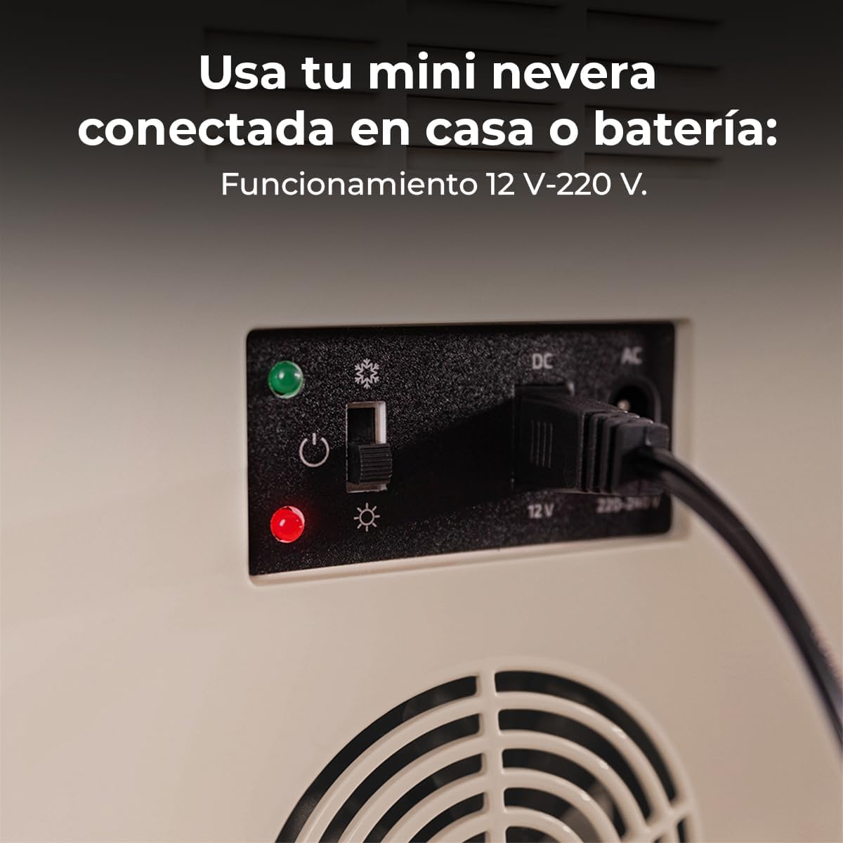 Cecotec - Bolero MiniColing 25L - mini frigo 20L, 12-220V, chaud/froid, 7-65°C