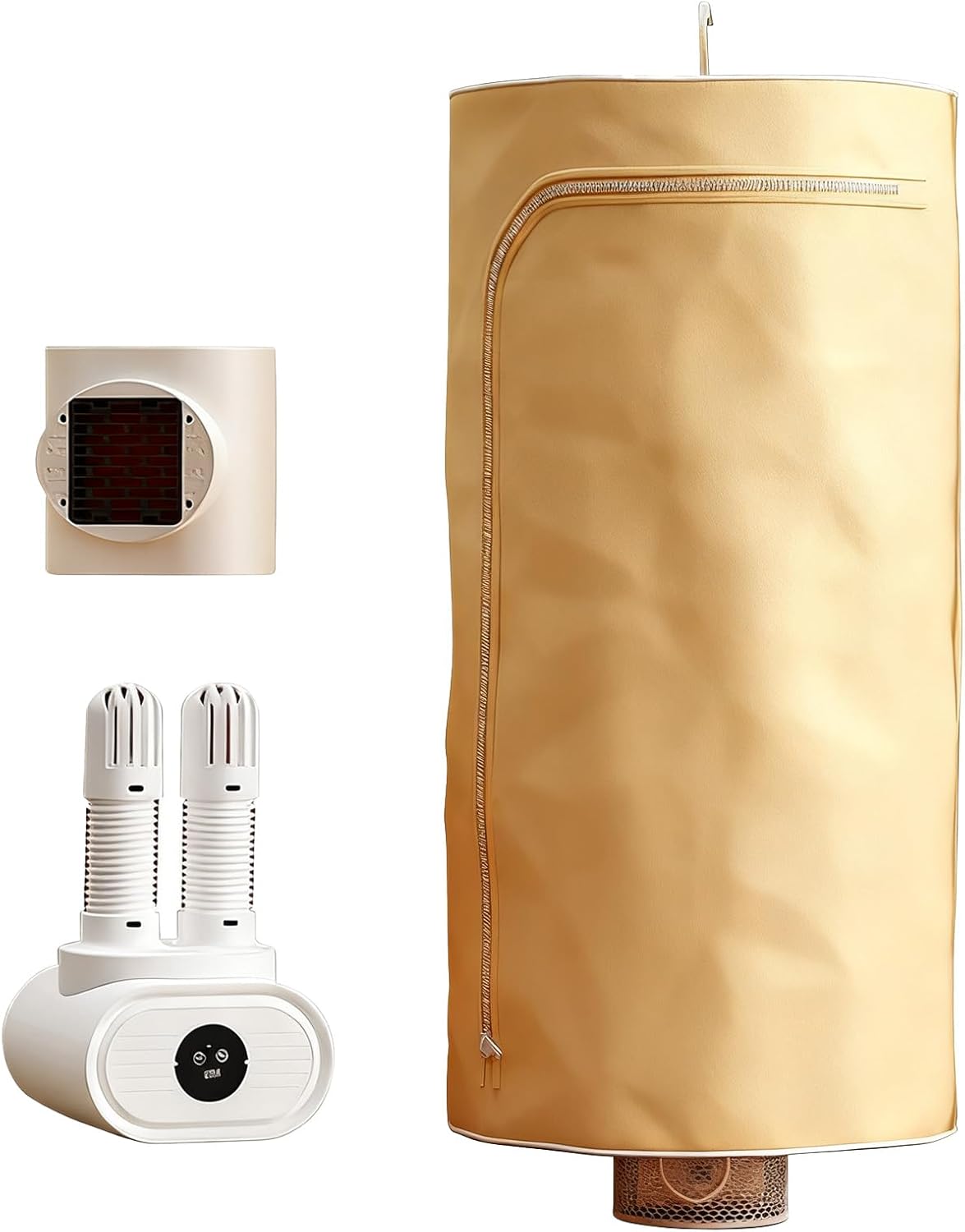 Sèche-linge portable compact 600W, télécommande, usage domestique