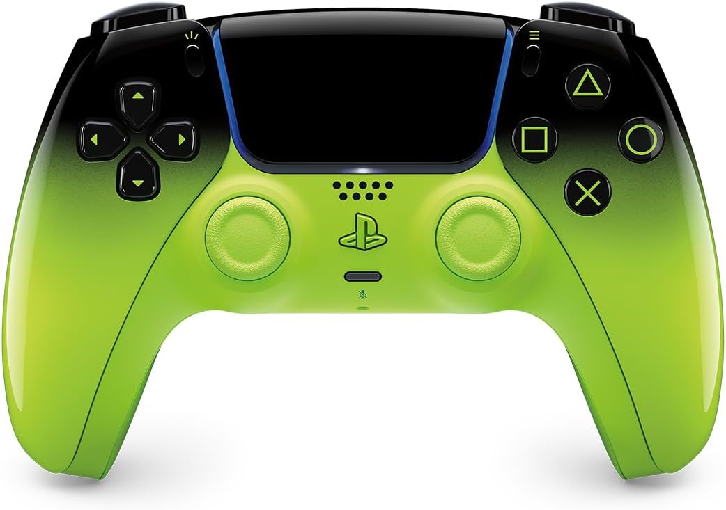 Sony - DualSense Hyperpop - manette sans fil, retour haptique, micro, batterie rechargeable, Remix Green