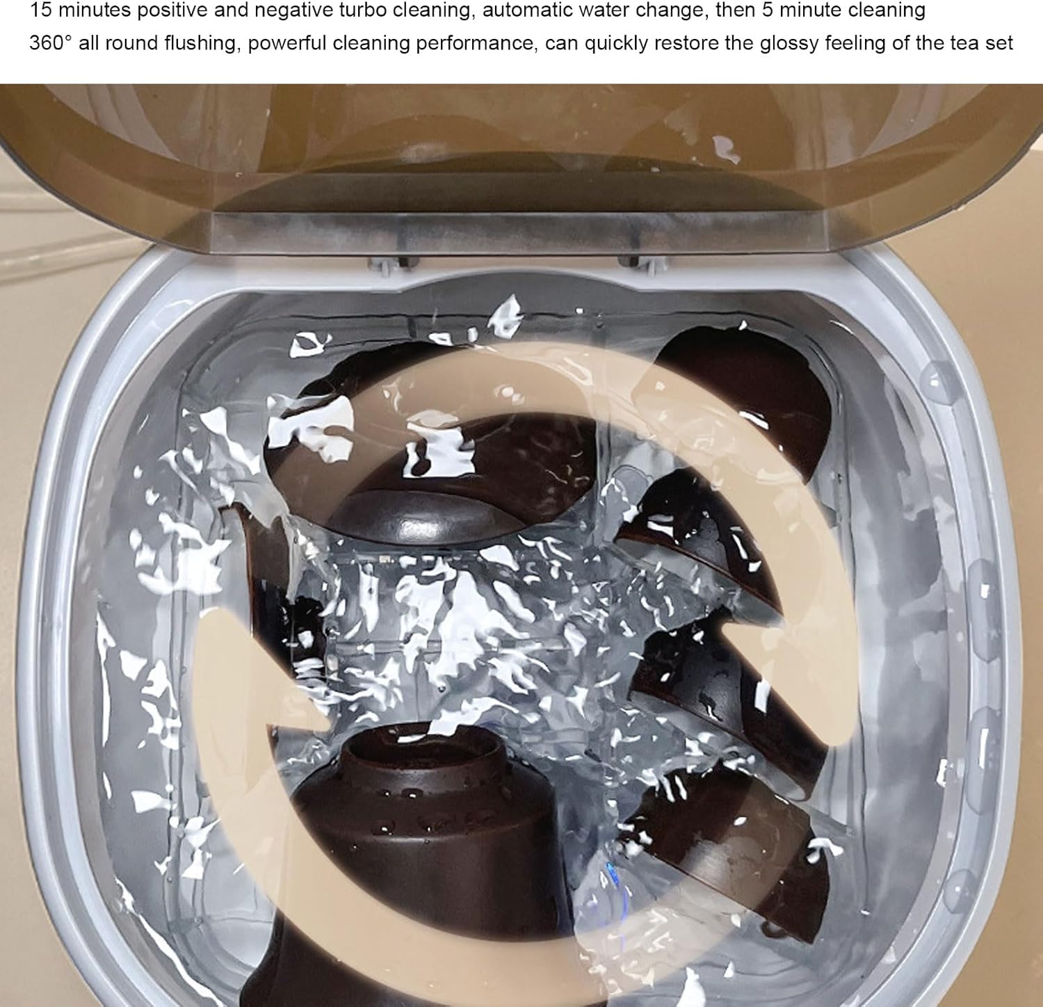 Mini lave-vaisselle automatique USB 5V, compact, sans marque, pour tasses de thé