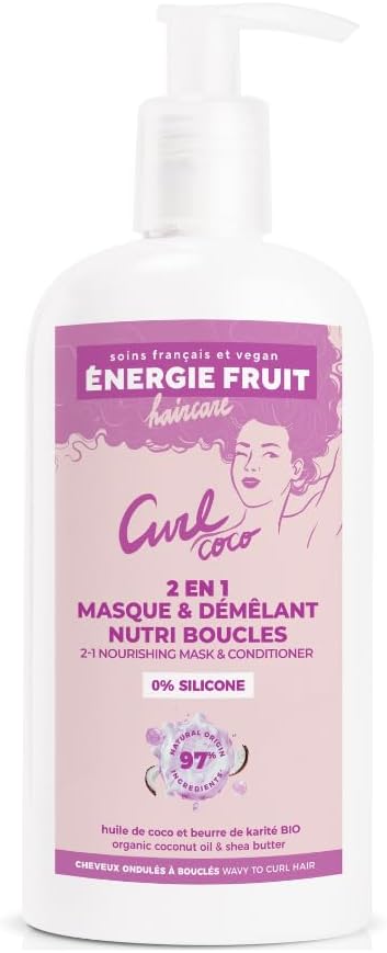 Energie Fruit - Coco Curl - 300ml - Nourrissant boucles, coco bio, 97% naturel