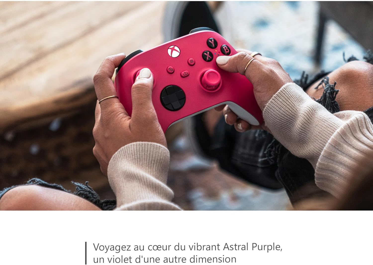 Xbox - Manette Deep Pink Series X/S/One - Connexion sans fil multios