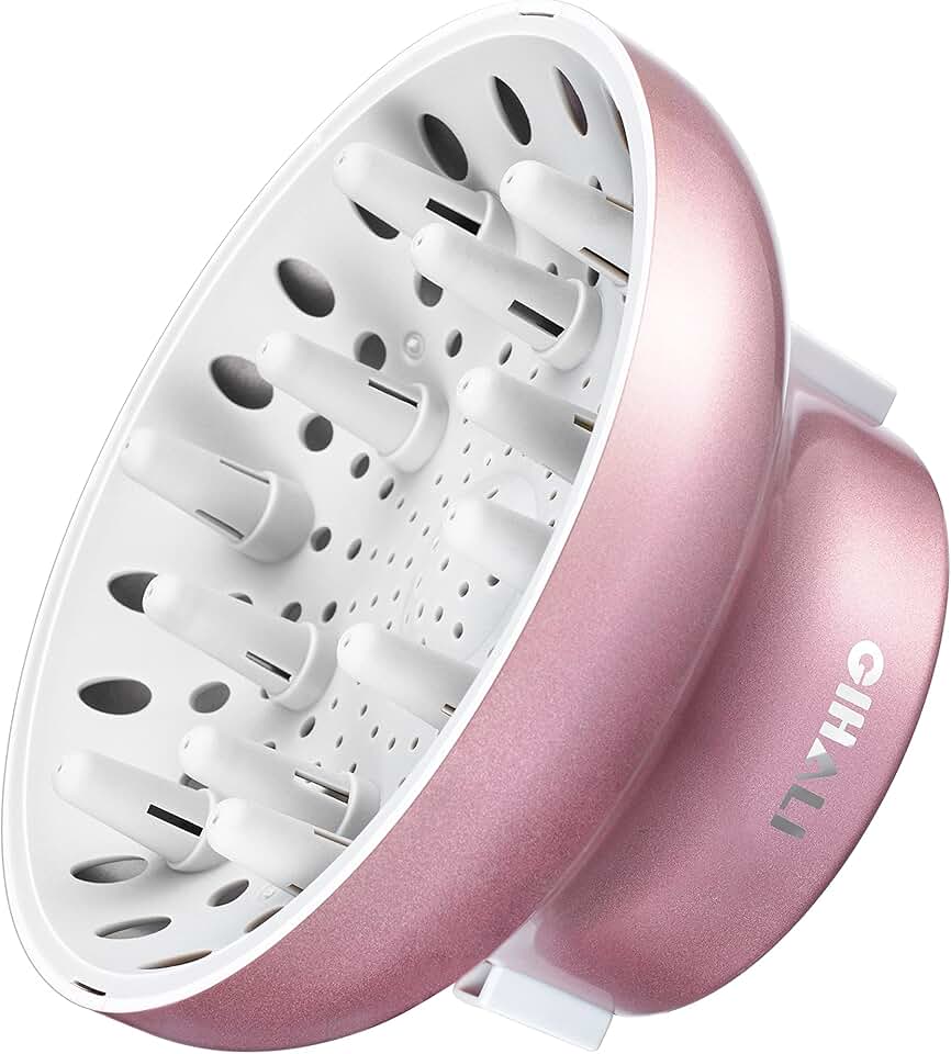 Diffuseur universel cheveux bouclés 4.4-6.6 cm, robuste, anti-frisottis