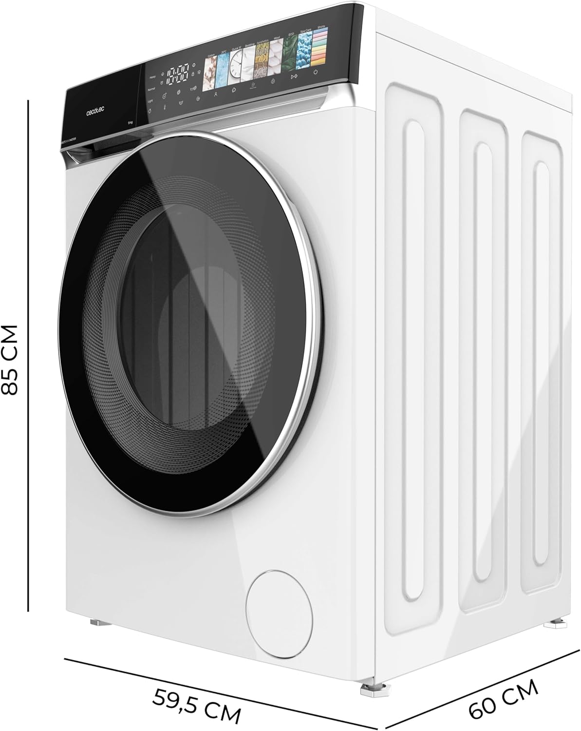 Cecotec - lave-linge série actuelle - dimensions compactes - grande capacité, haute efficacité