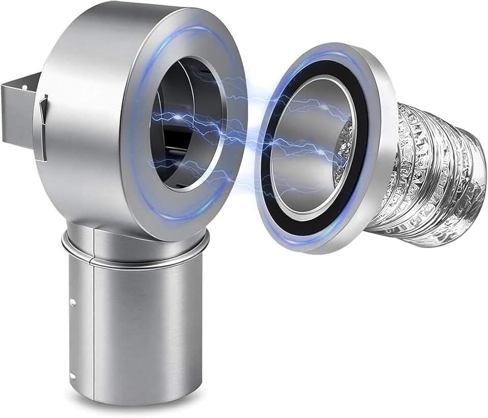 Cocoarm - Raccord magnétique 90° inox, 4 pouces, installation facile