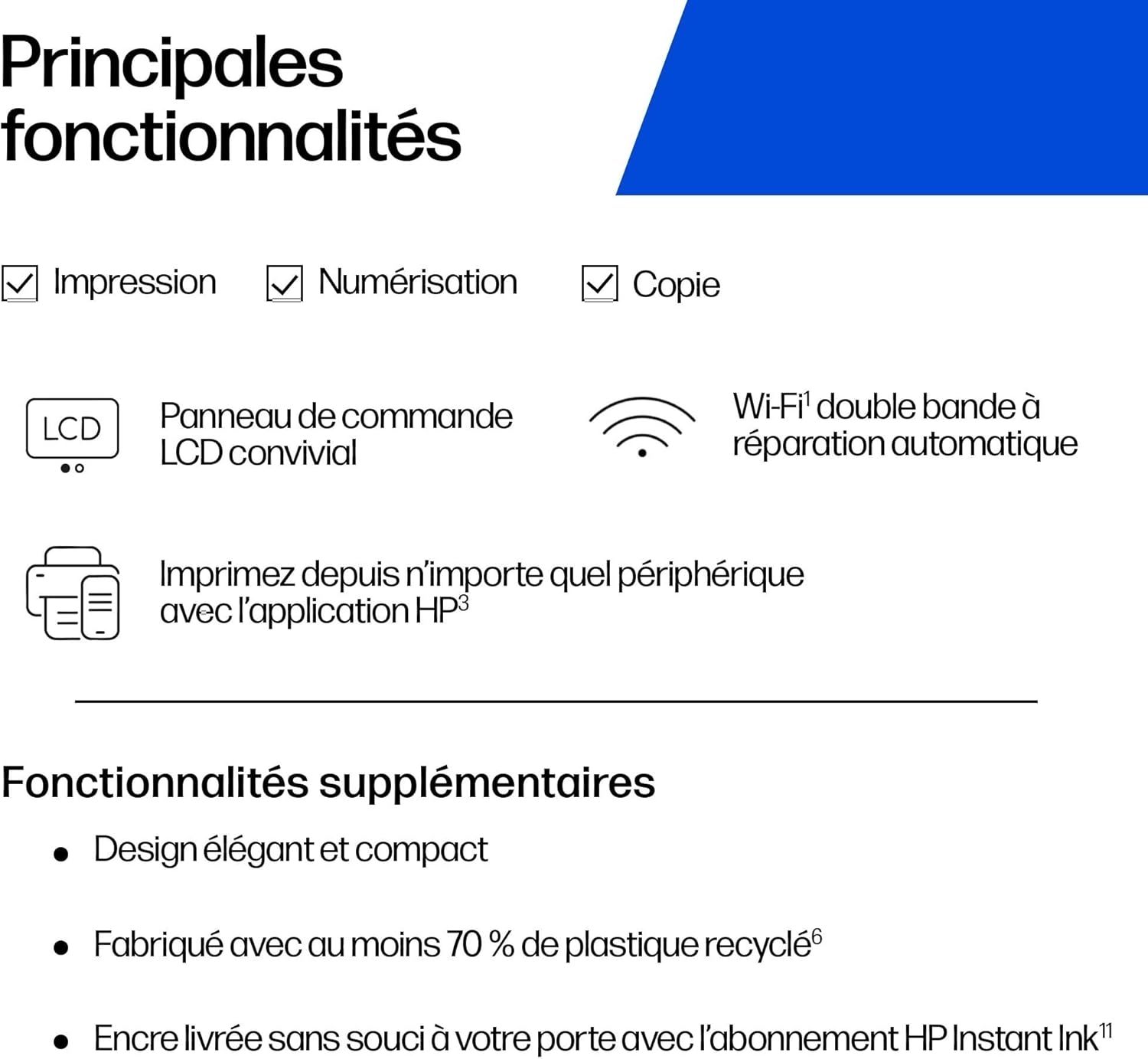HP - DeskJet 2920, A4, jet d’encre, Wi-Fi, recto/verso manuel, 89F97B